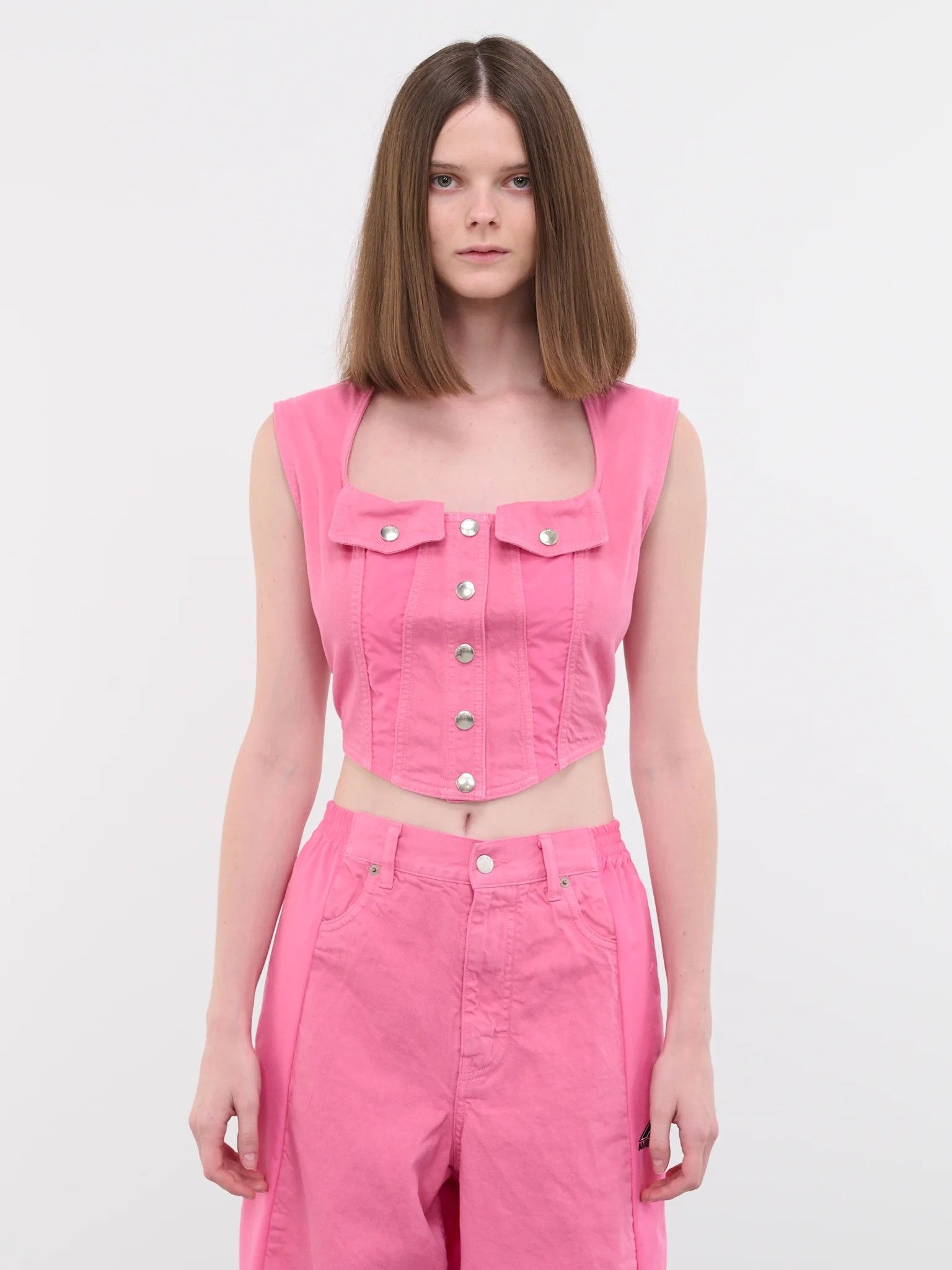 Ambush Design $660 Ambush Cropped Denim Top Size XS / US 0-2 / IT 36-38 - 2 Thumbnail