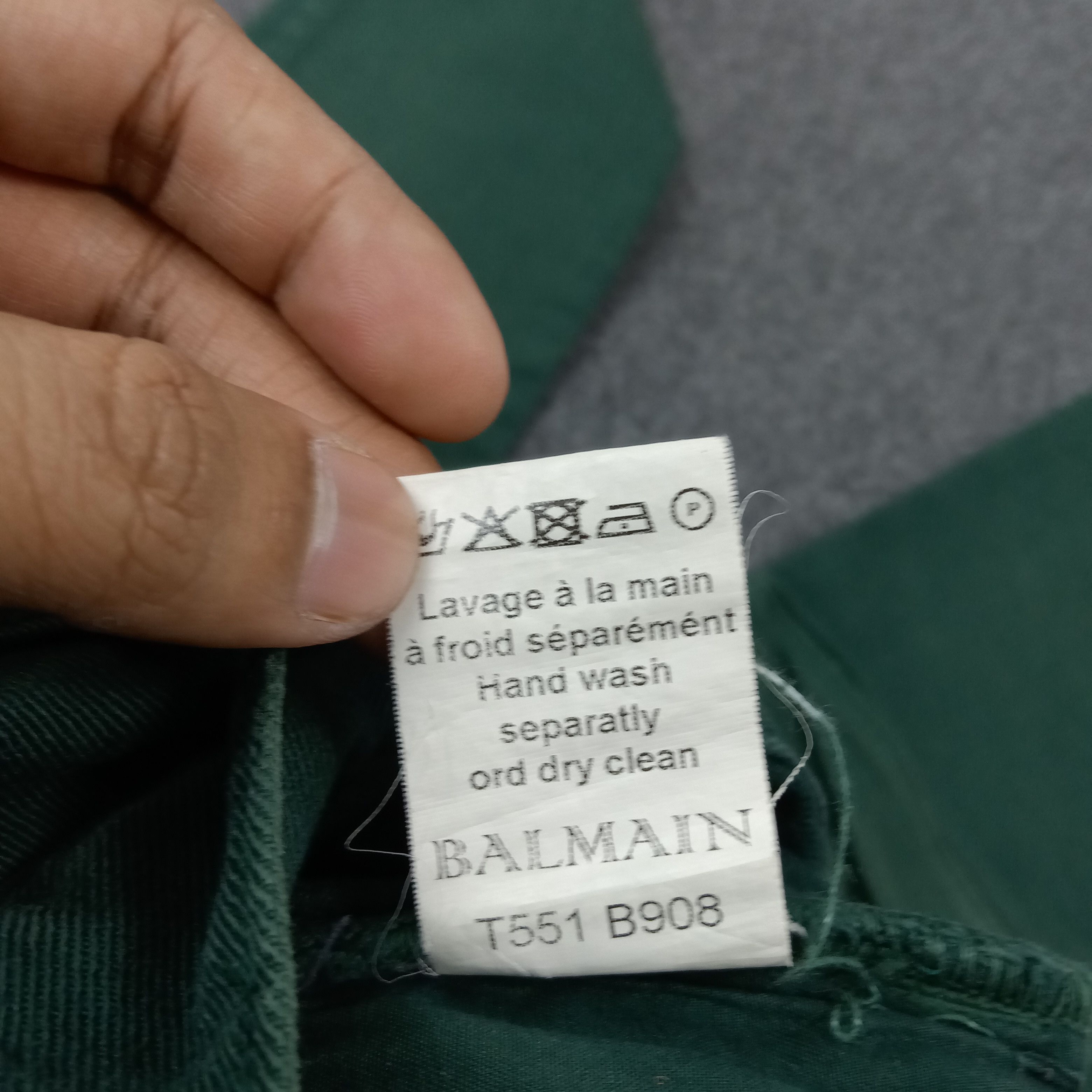 Balmain Balmain Paris Bikers Style Pants C265N3 Size US 30 / EU 46 - 15 Thumbnail