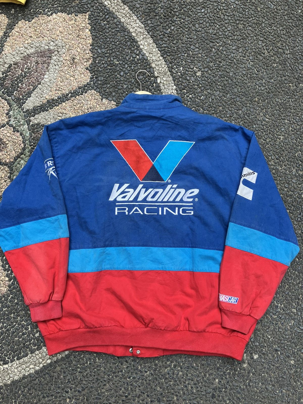 image of Valvoline Nascar Jacket By Chase Authentic in Mix, Men's (Size 2XL)
