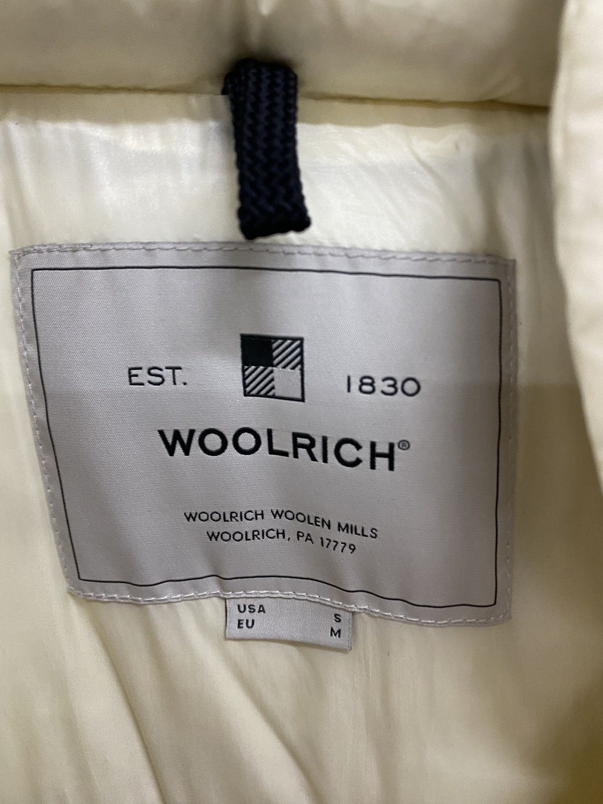 Other Woolrich Arctic Logo Down Jacket, size S, cream white, new Size S / US 4 / IT 40 - 12 Thumbnail
