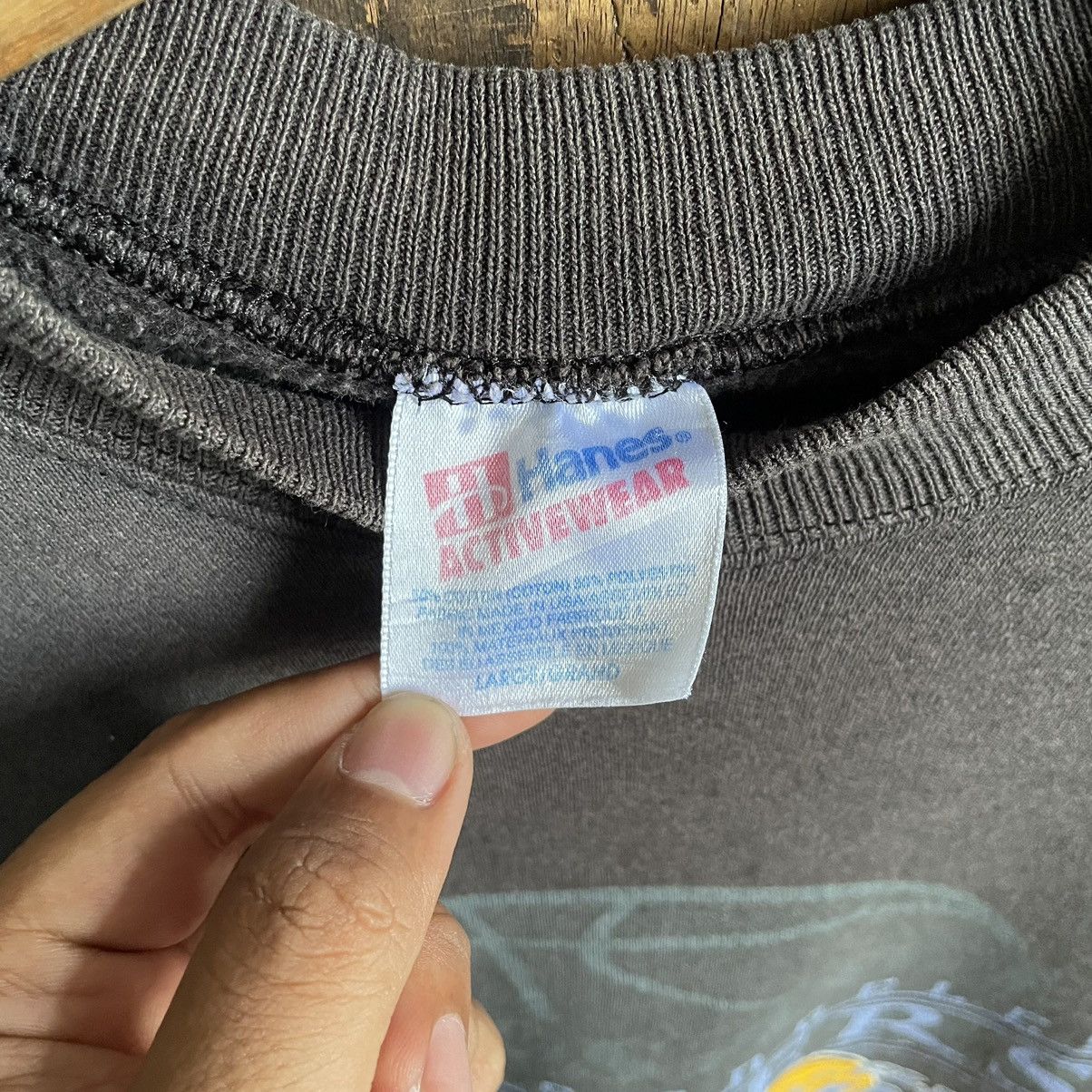 Hanes × NBA × Vintage Vintage Lakers Crewneck Sweatshirt Size US L / EU 52-54 / 3 - 3 Thumbnail