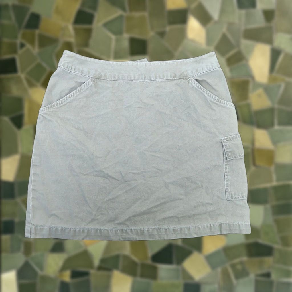 Old Navy VINTAGE Old Navy Skirt 90s Mini Casual Womens Tan Cotton Cargo Short 8 Girls? Size 30" / US 8 / IT 44 - 1 Thumbnail