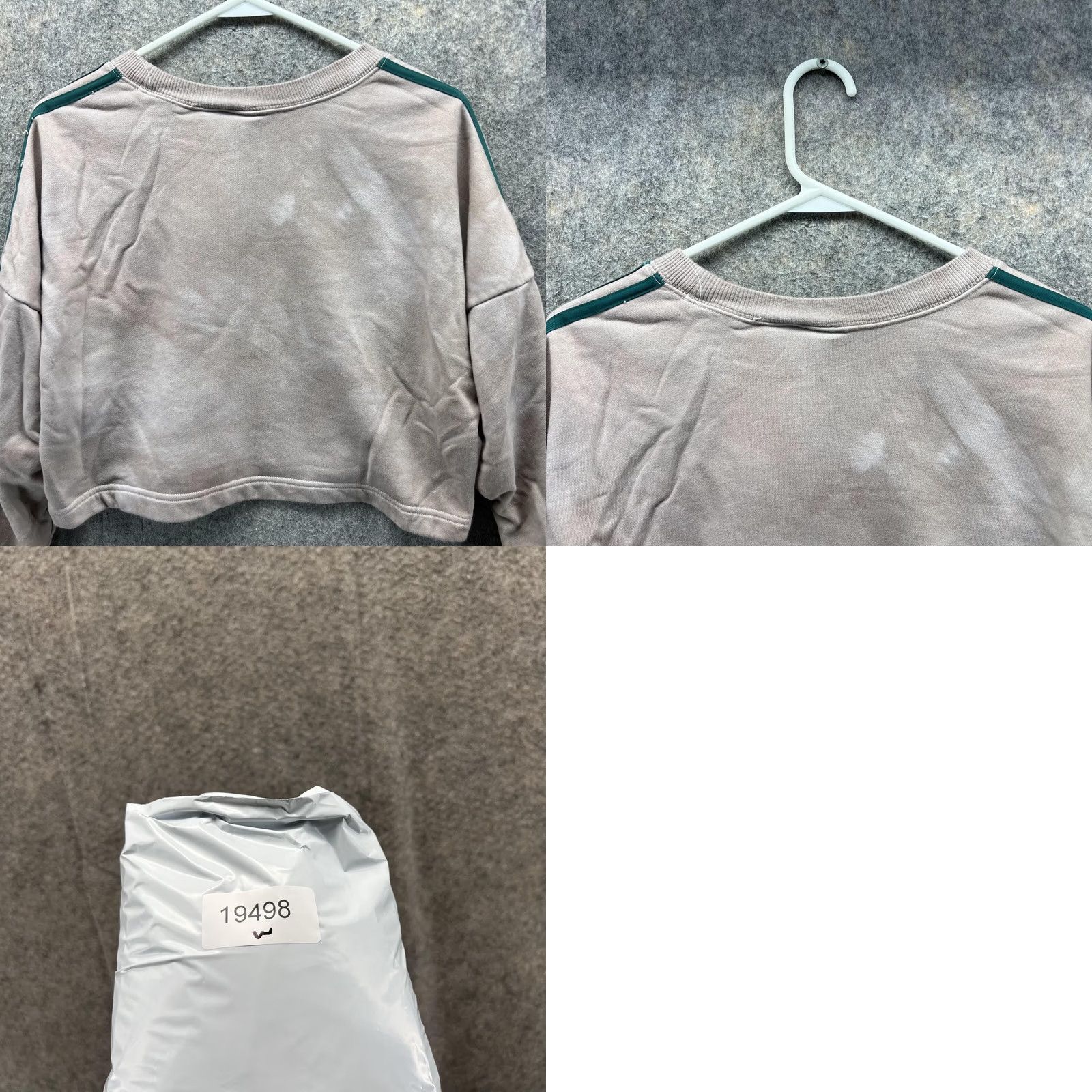 Adidas VINTAGE Adidas Sweater Women Small Trefoil Green Crewneck Sweatshirt Pullover Cropped Size S / US 4 / IT 40 - 9 Thumbnail