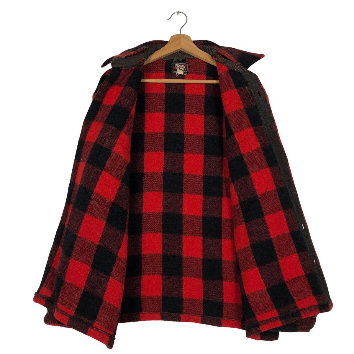 Vintage 🔥70’s Vintage Woolrich Wool Jacket Work Tartan Design Size US M / EU 48-50 / 2 - 12 Thumbnail