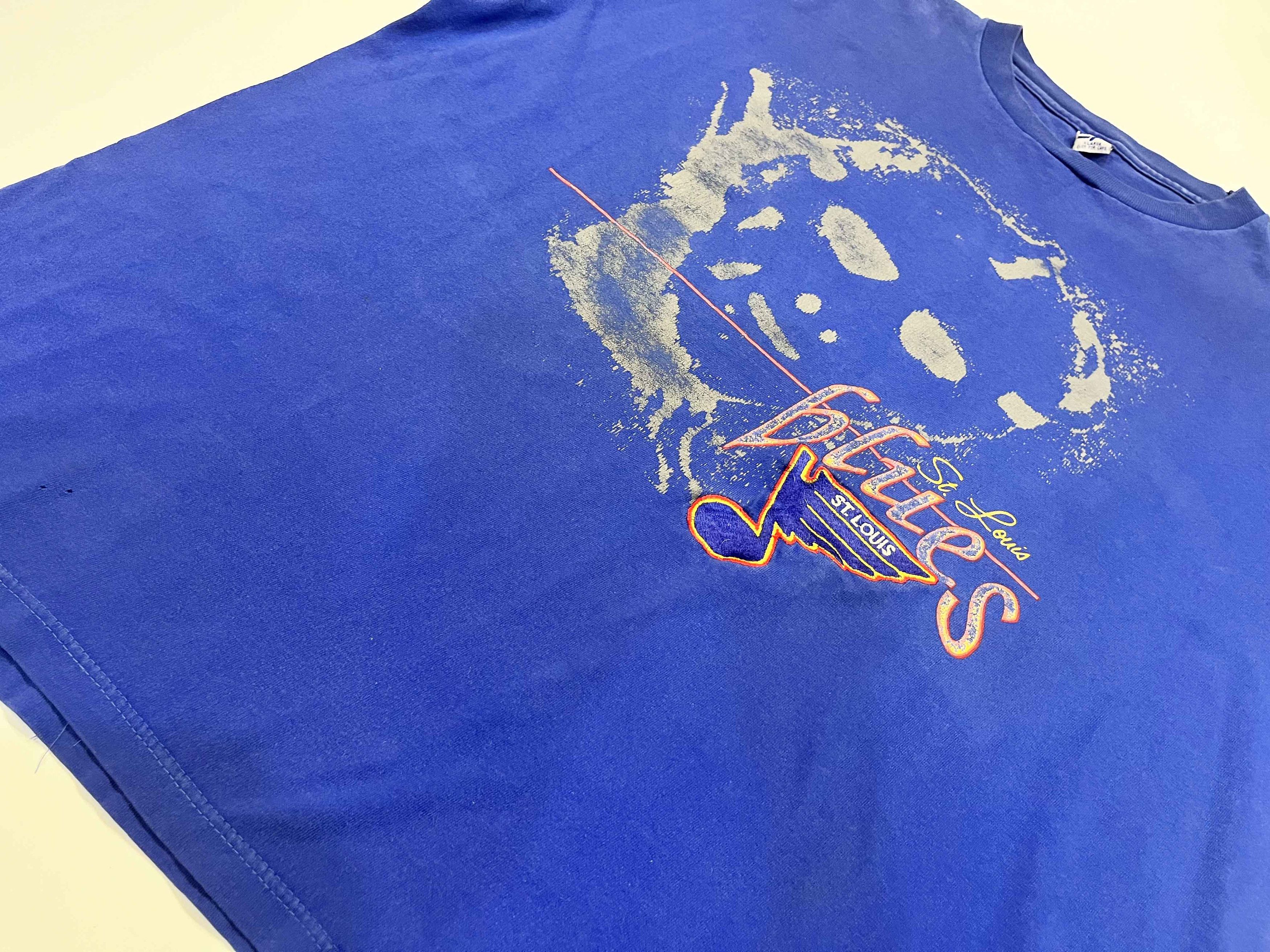 NHL × The Game × Vintage Vintage The Game NHL St. Louis Blues Hockey T-Shirt Size US XL / EU 56 / 4 - 6 Thumbnail