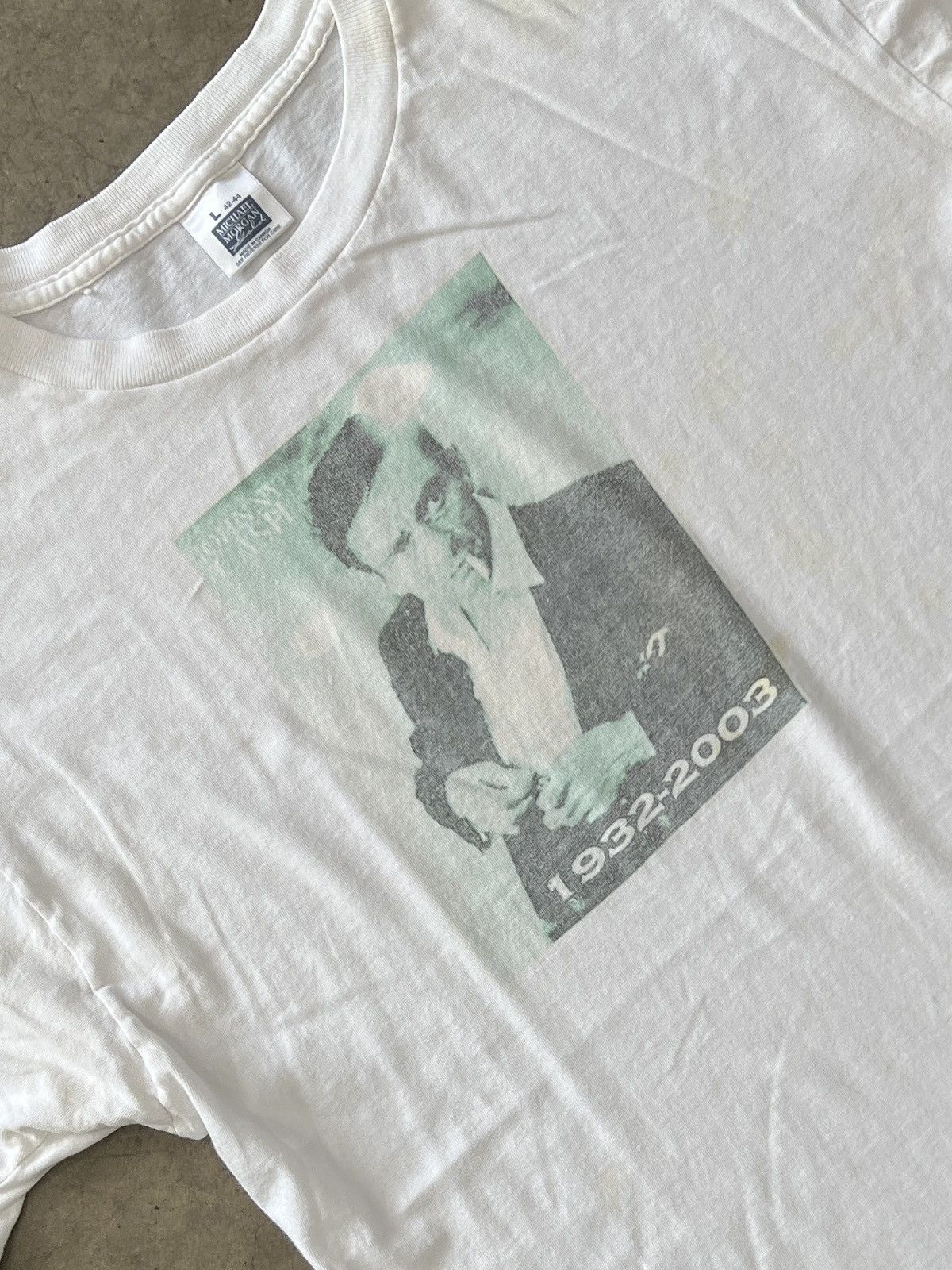 Band Tees Vintage Johnny Cash 2003 Memorial Single Stitch Tee Large Size US L / EU 52-54 / 3 - 1 Thumbnail