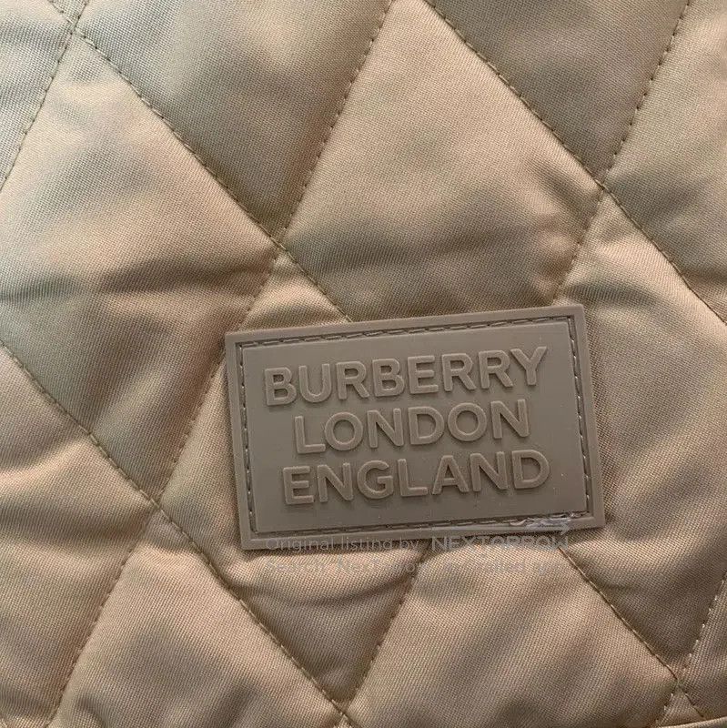 Burberry Burberry Quilted Brown Cotton Men's Jacket. Size US XXS / EU 40 - 6 Thumbnail