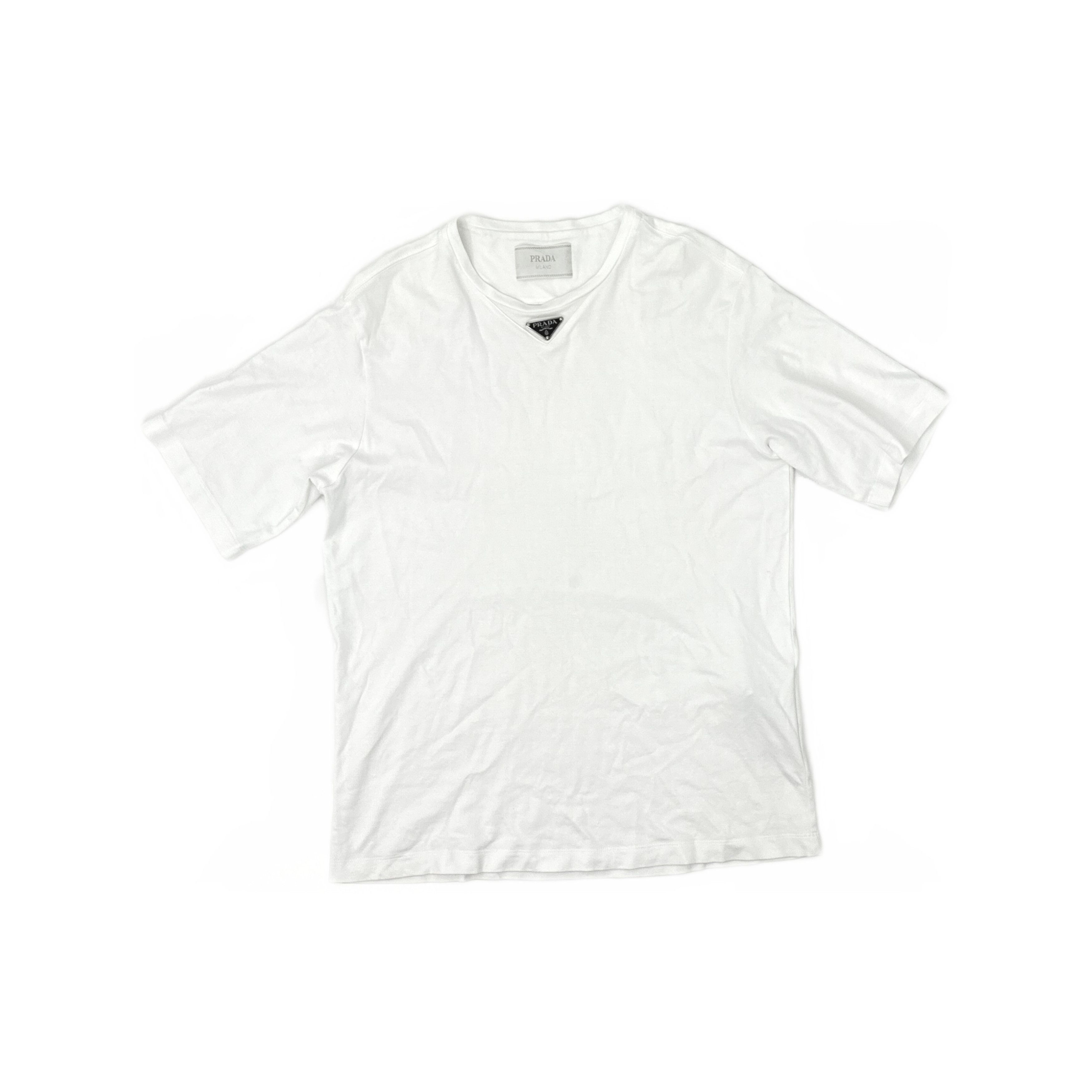Prada Prada Triangle Logo Patch T-Shirt Size S Size US S / EU 44-46 / 1 - 1 Thumbnail