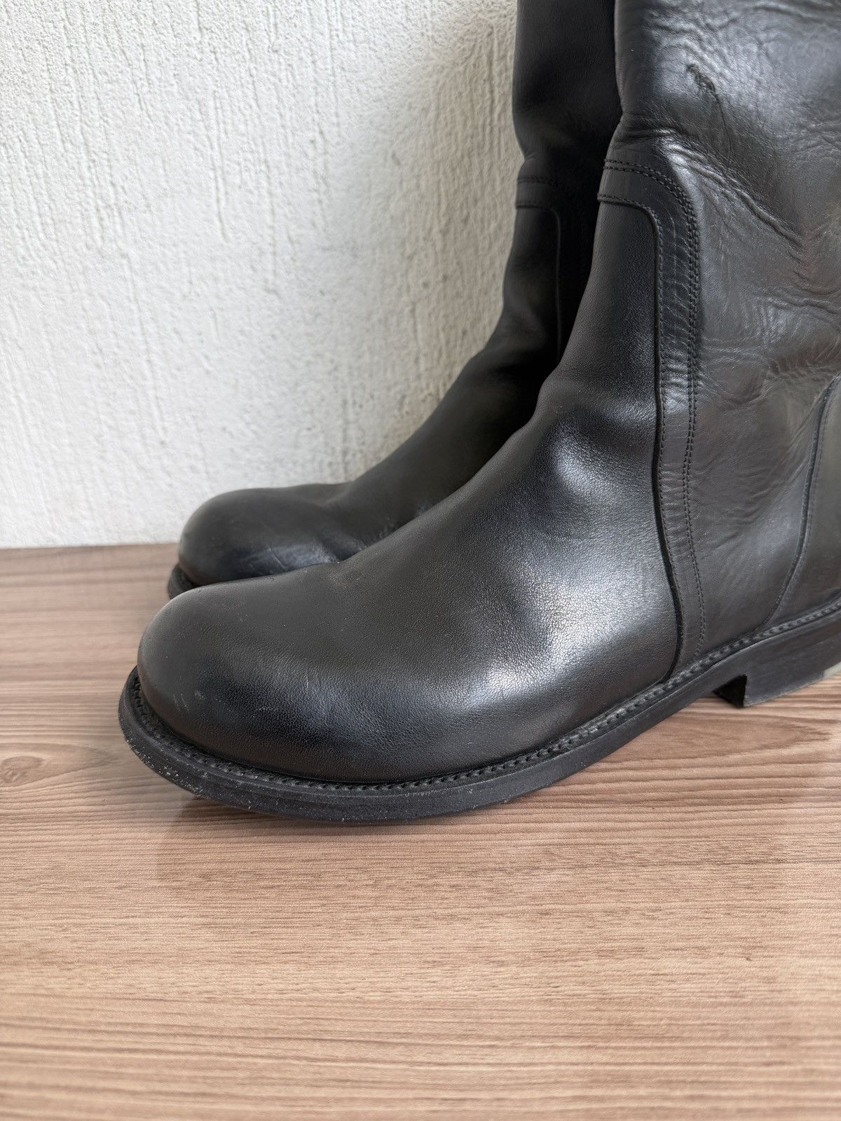 Rick Owens 🫆😶‍🌫️Cop zip boots Size US 9.5 / EU 42-43 - 3 Thumbnail