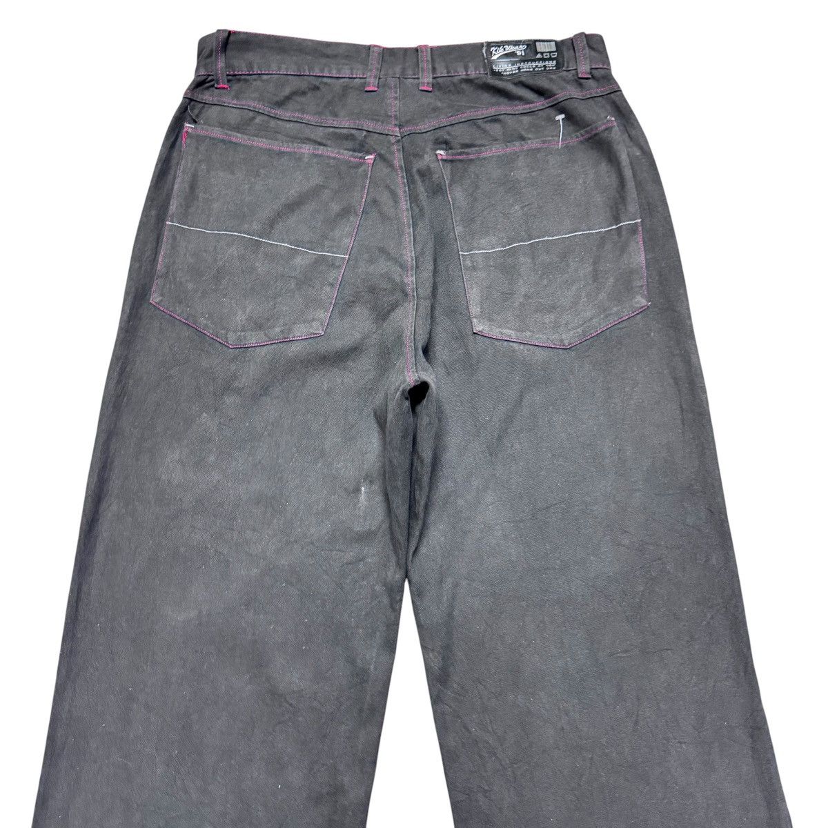 JNCO Vintage Kikwear Denim Wide Leg Baggy Jeans Size US 36 / EU 52 - 6 Thumbnail