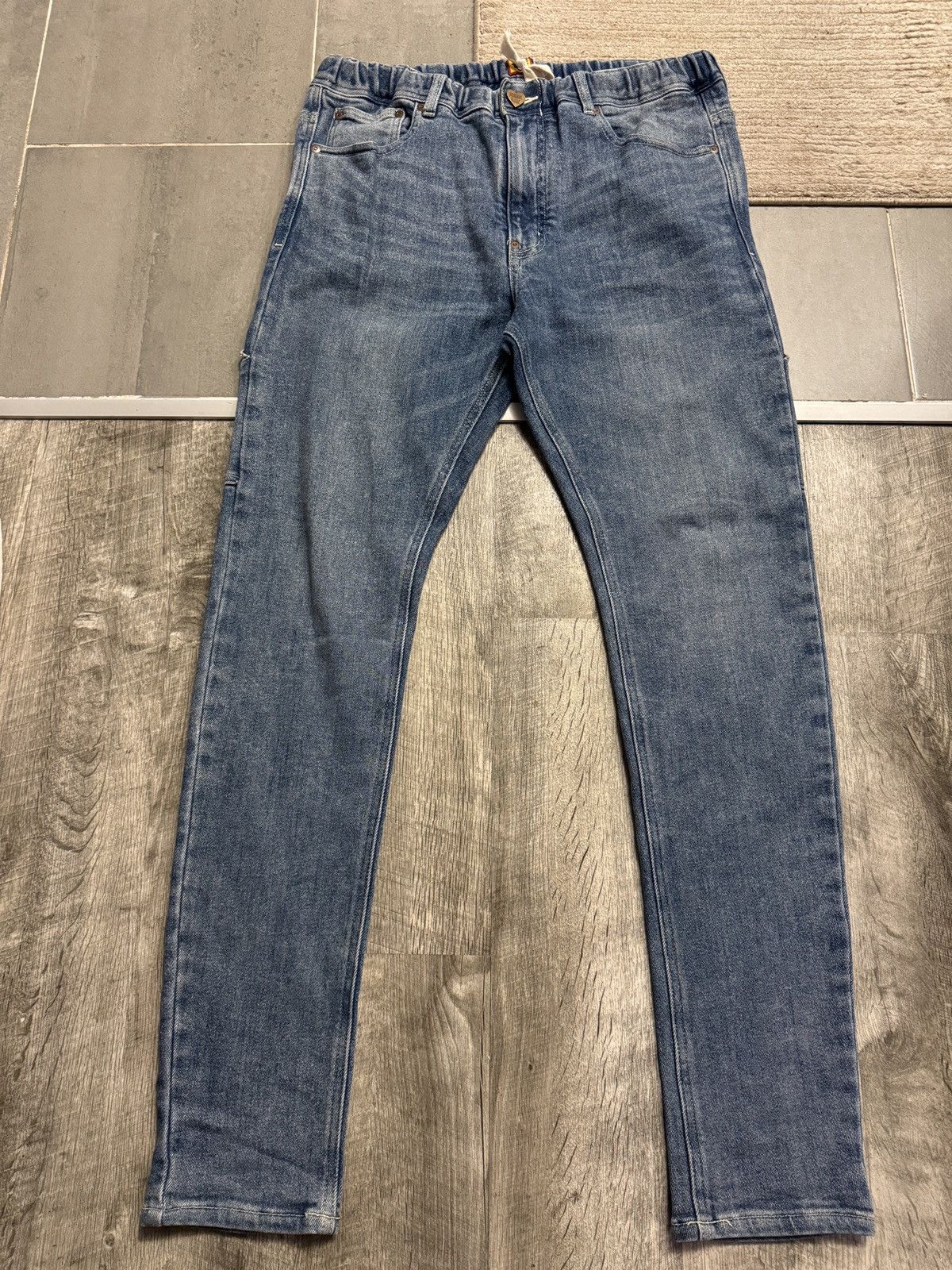 美品 HUMAN MADE RELAX DENIM PANTS サイズL Human Made - Relax Denim Pants | HBX - Globally Curated