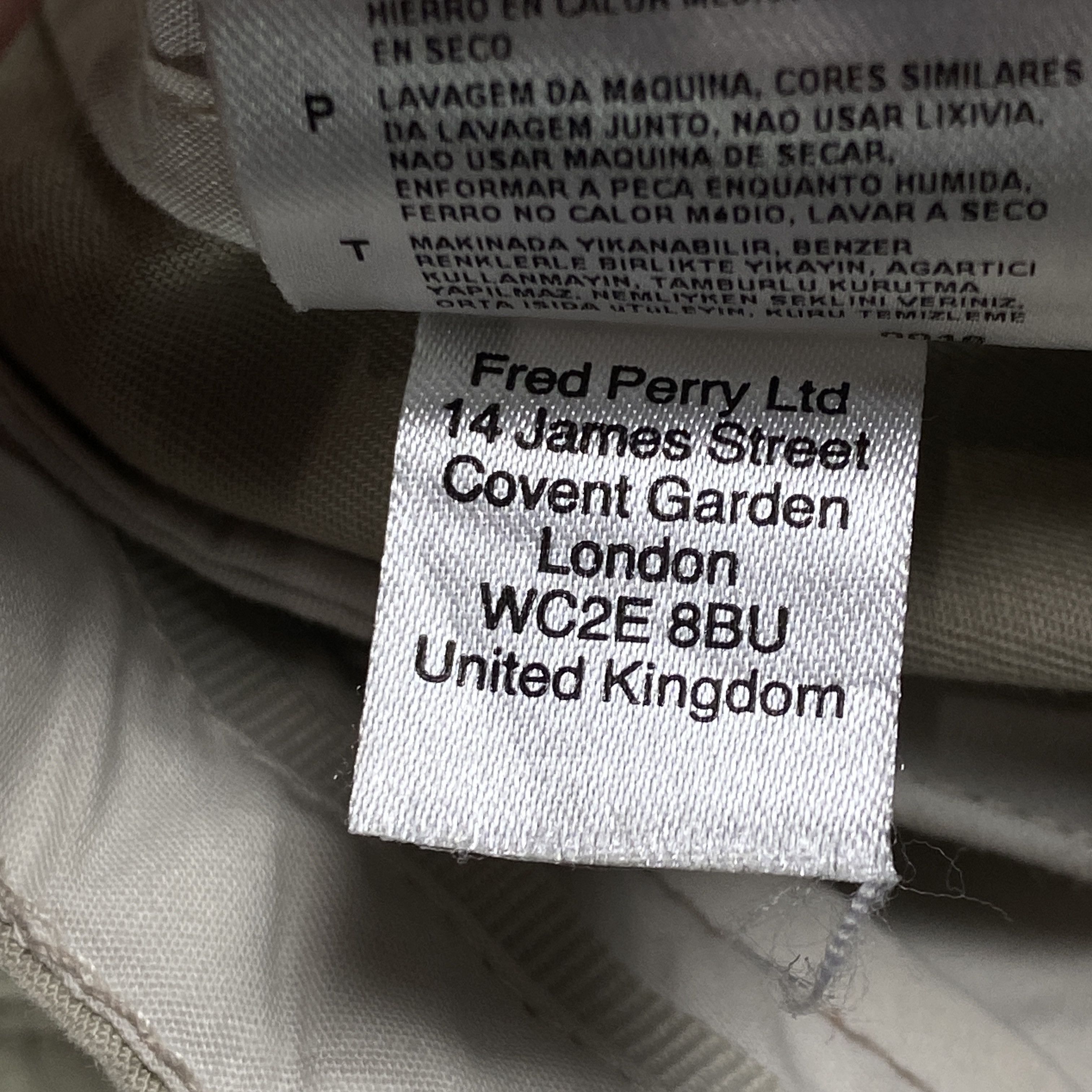 Fred Perry Women’s Pants Chinos Fred Perry Size US 6 UK 10 Beige Size 28" / US 6 / IT 42 - 8 Thumbnail