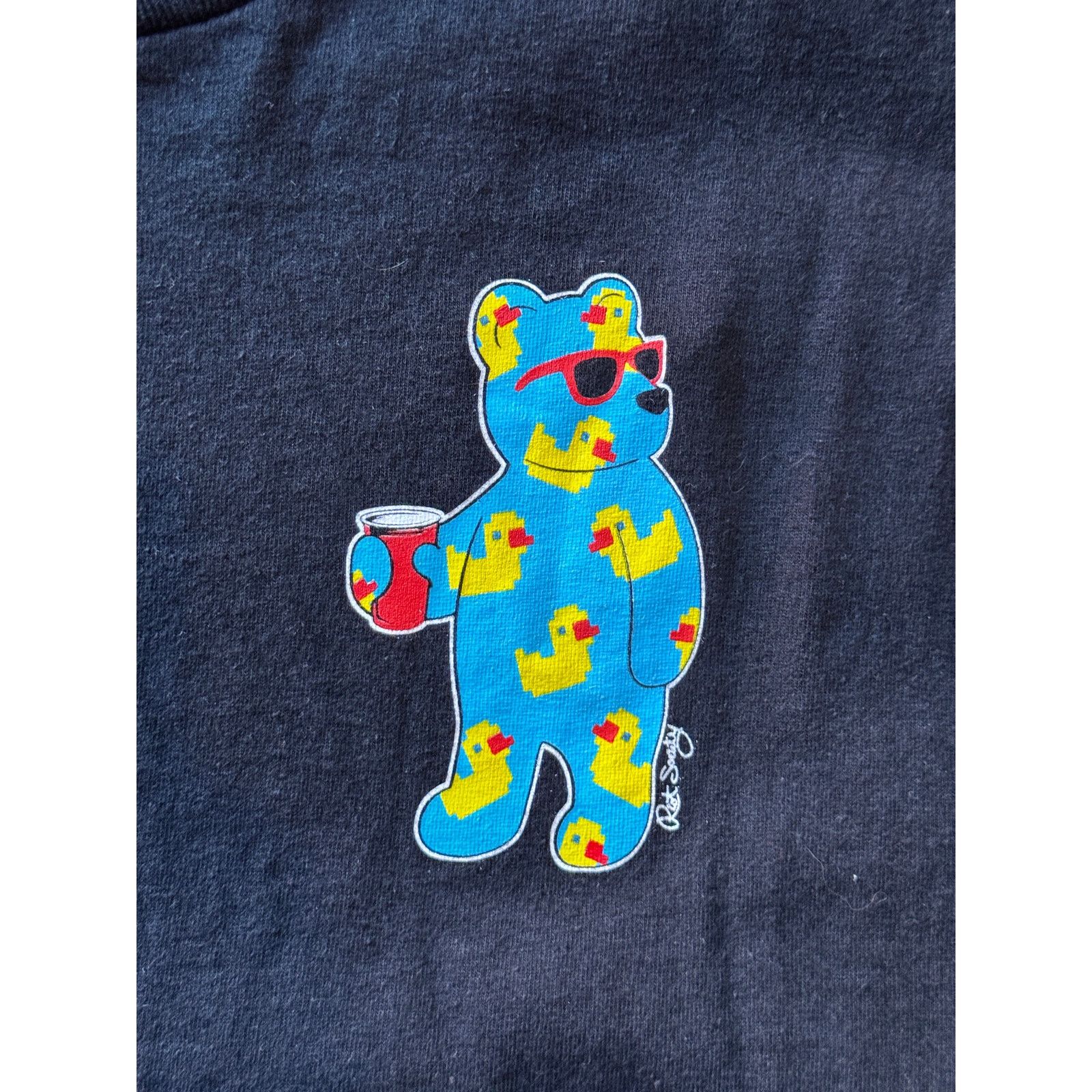 Riot Society Riot Society Rubber Duck Bear T-Shirt (M) Size US M / EU 48-50 / 2 - 3 Thumbnail