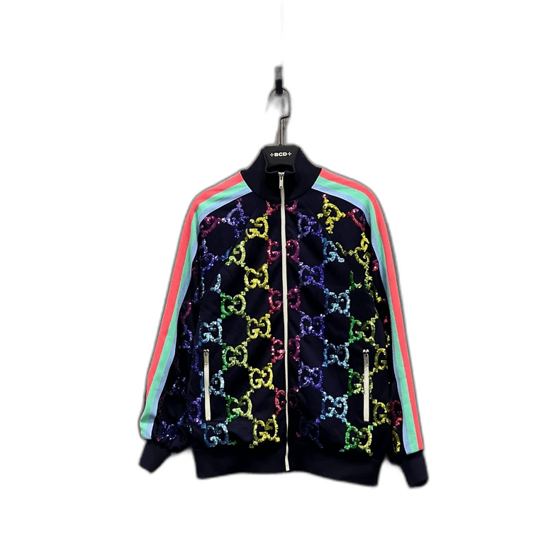 Gucci Gucci GG Sequin Zip Jacket in XS Size Size US XS / EU 42 / 0 - 1 Thumbnail