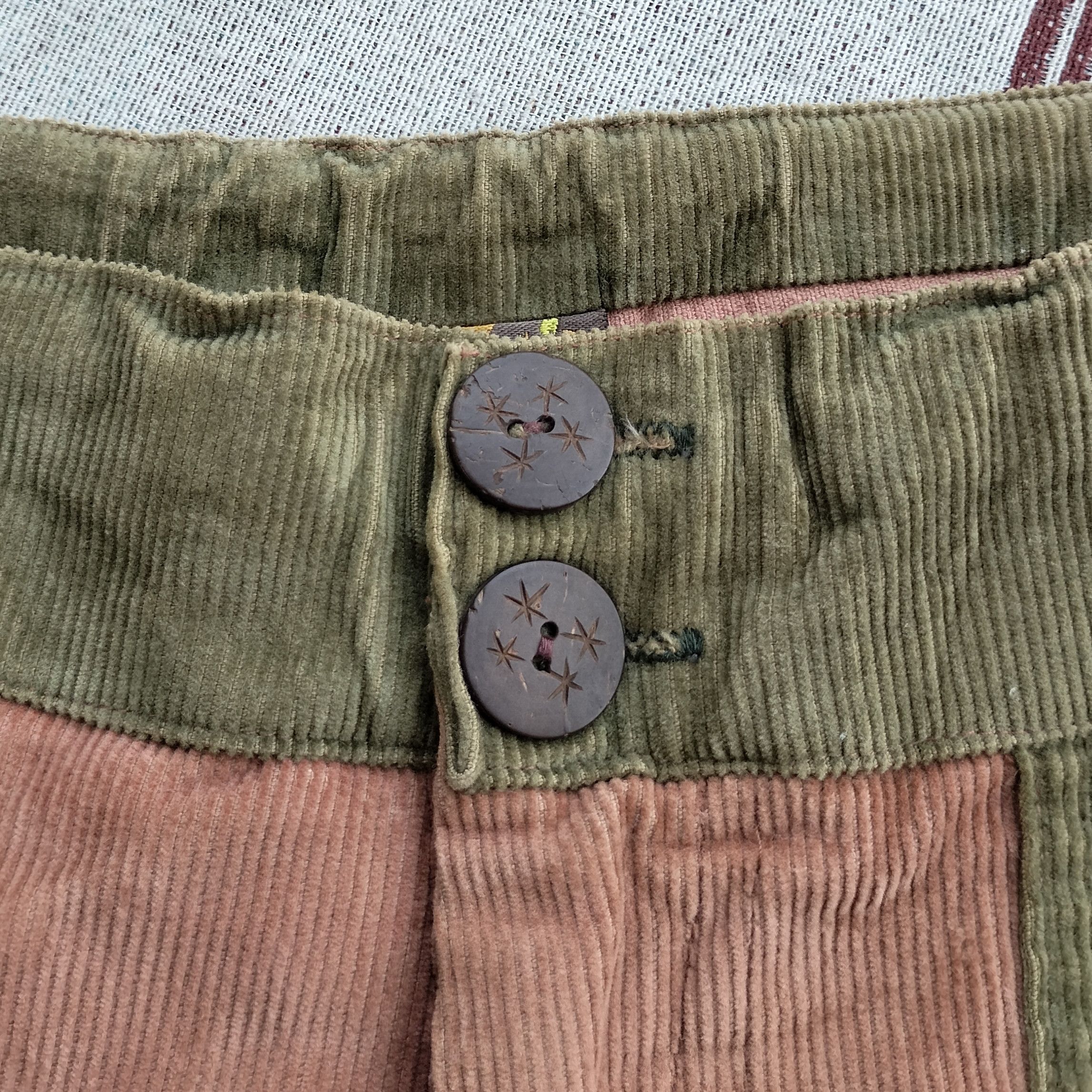 Vintage Vintage Nepal Hammock super wide leg corduroy pants Size US 37 - 6 Thumbnail