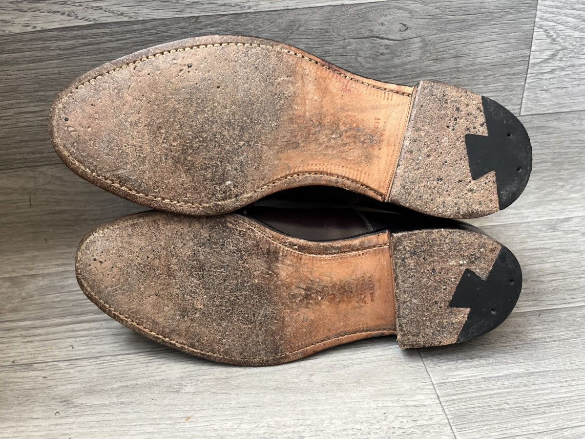 Alden Alden shell cordovan cap-toe oxford leather shoes us 9C/E Size US 7.5 / EU 40-41 - 10 Thumbnail