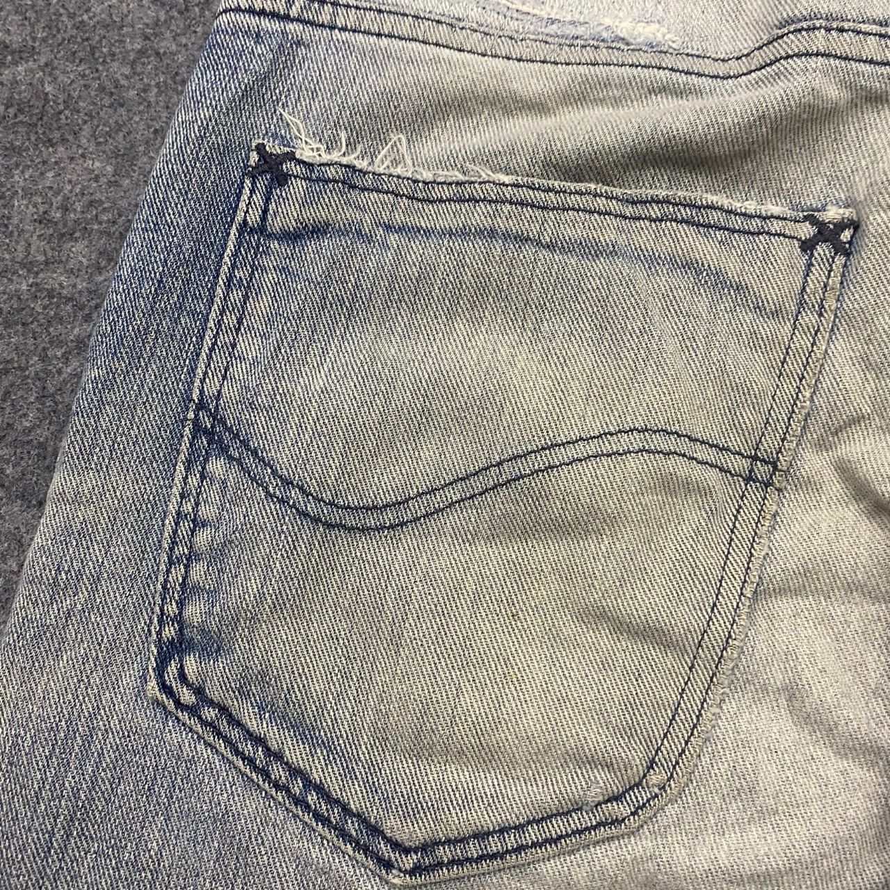 Lee 💥Vintage Lee Riders Balenciaga Distressed Denim Size US 32 / EU 48 - 15 Thumbnail