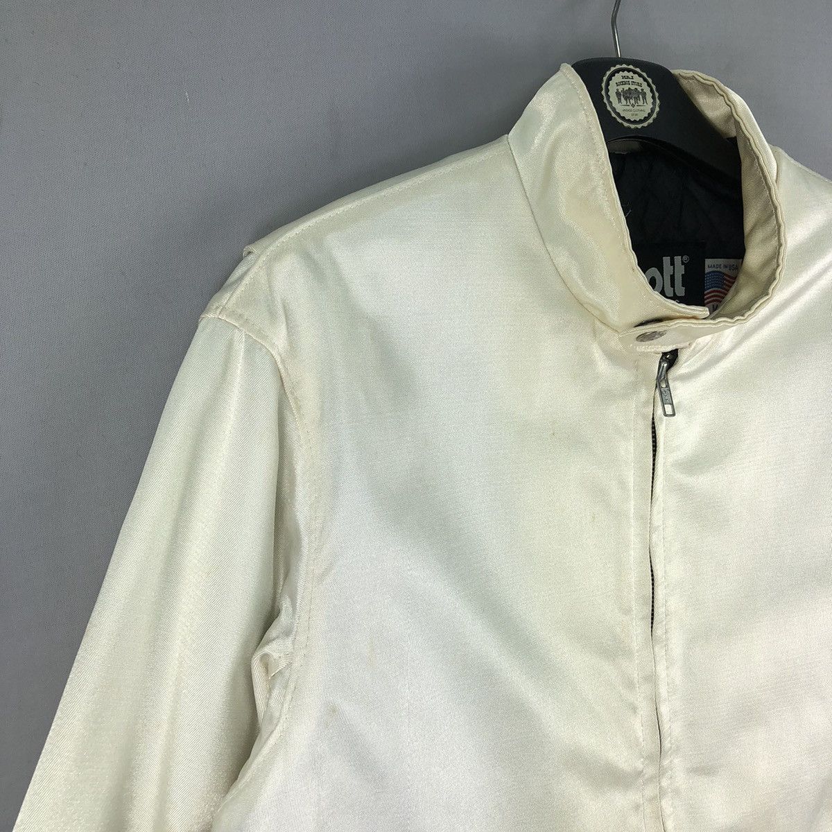 Schott Vintage 90's Schott N.Y.C Made in USA Retro Racer Jacket Size US M / EU 48-50 / 2 - 2 Thumbnail