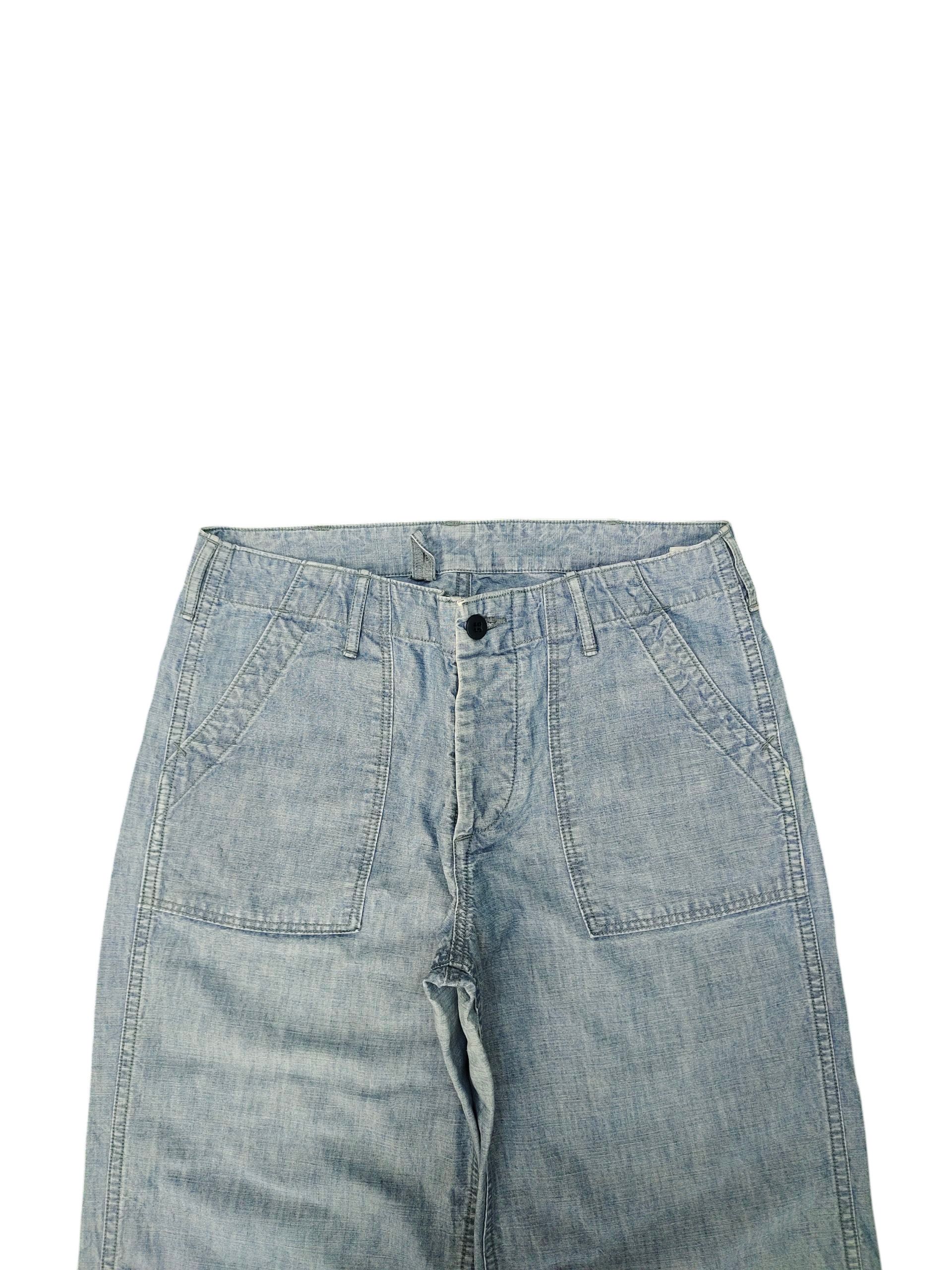 Danton Loose Pants Danton Buckle Back Fatigue Wide Leg Size US 32 / EU 48 - 3 Thumbnail