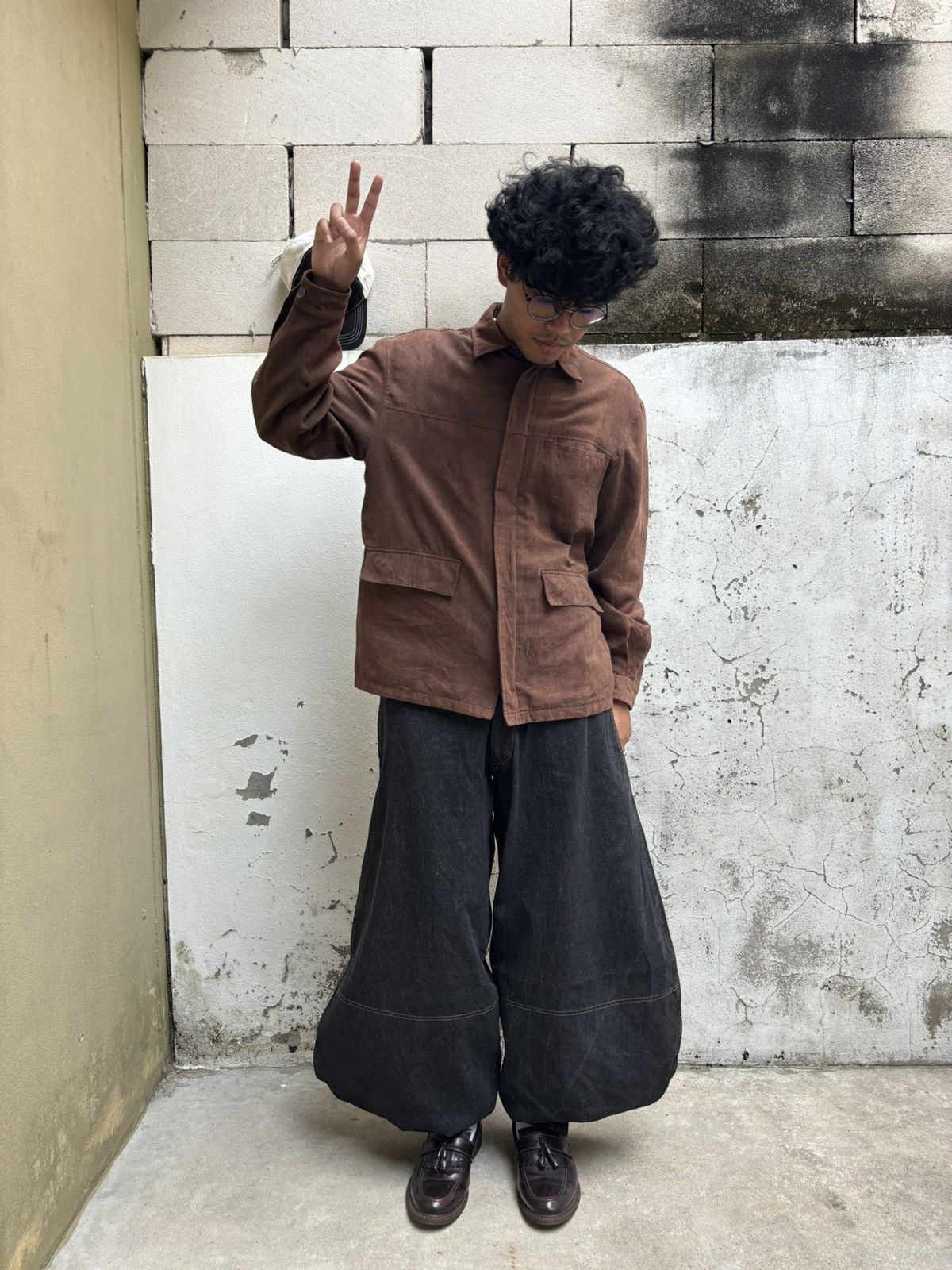 Japanese Brand SAN DAN TOBI DENIM JEANS PANTS JAPANESE WORKWEAR Size US 33 - 10 Thumbnail