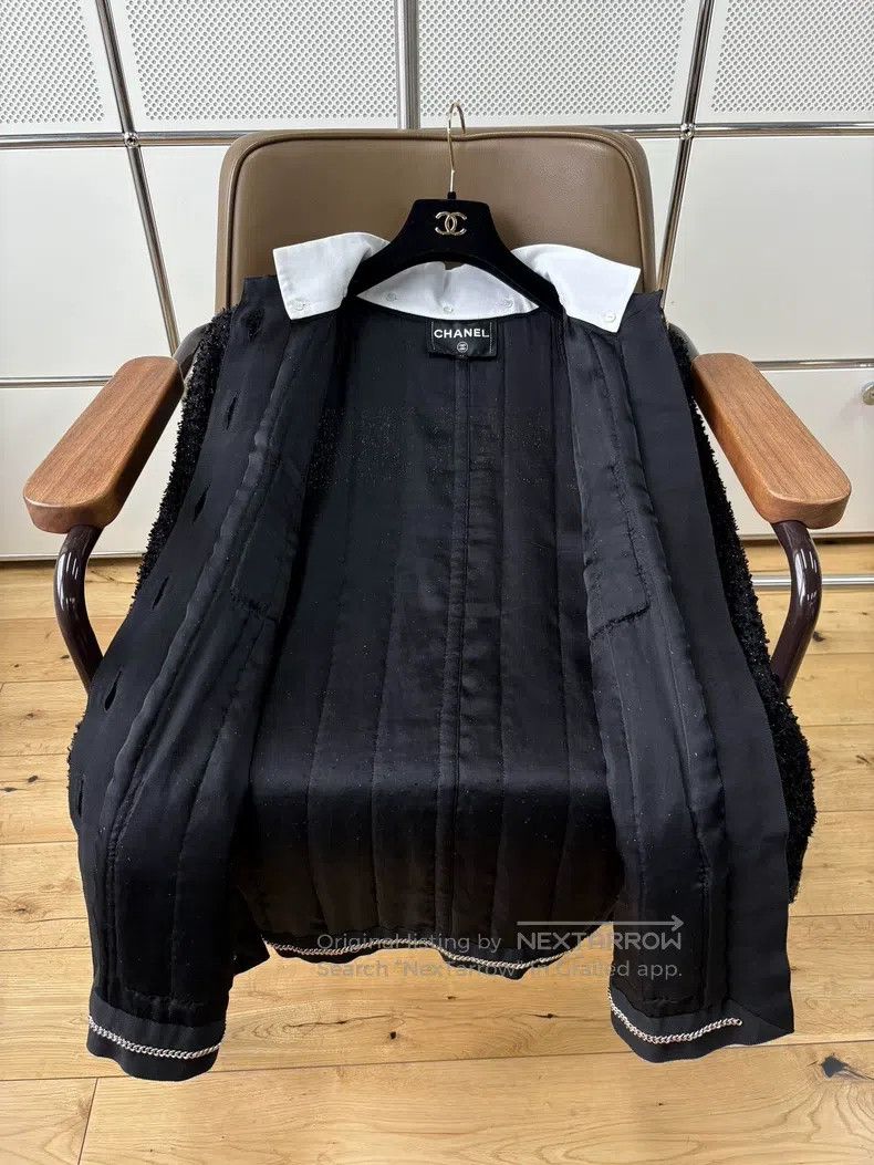 Chanel Chanel 17-year-old metropolitan series black glitter tweed Size US S / EU 44-46 / 1 - 5 Thumbnail