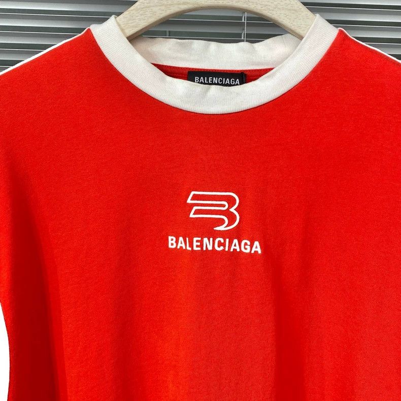 Balenciaga Balenciaga Short sleeve + T-shirt + double hook embroidere Size US M / EU 48-50 / 2 - 7 Thumbnail