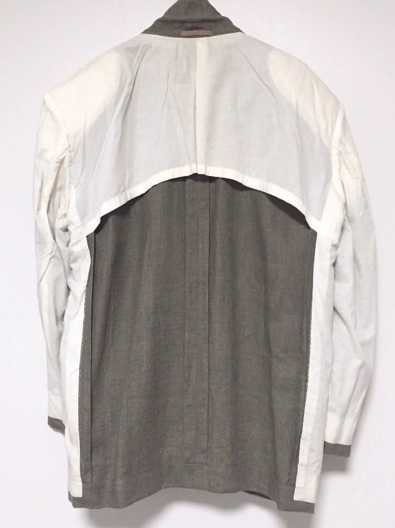 Comme des Garcons Green Linen Suit Jacket by COMME des GARCONS-2505 Size US S / EU 44-46 / 1 - 7 Thumbnail
