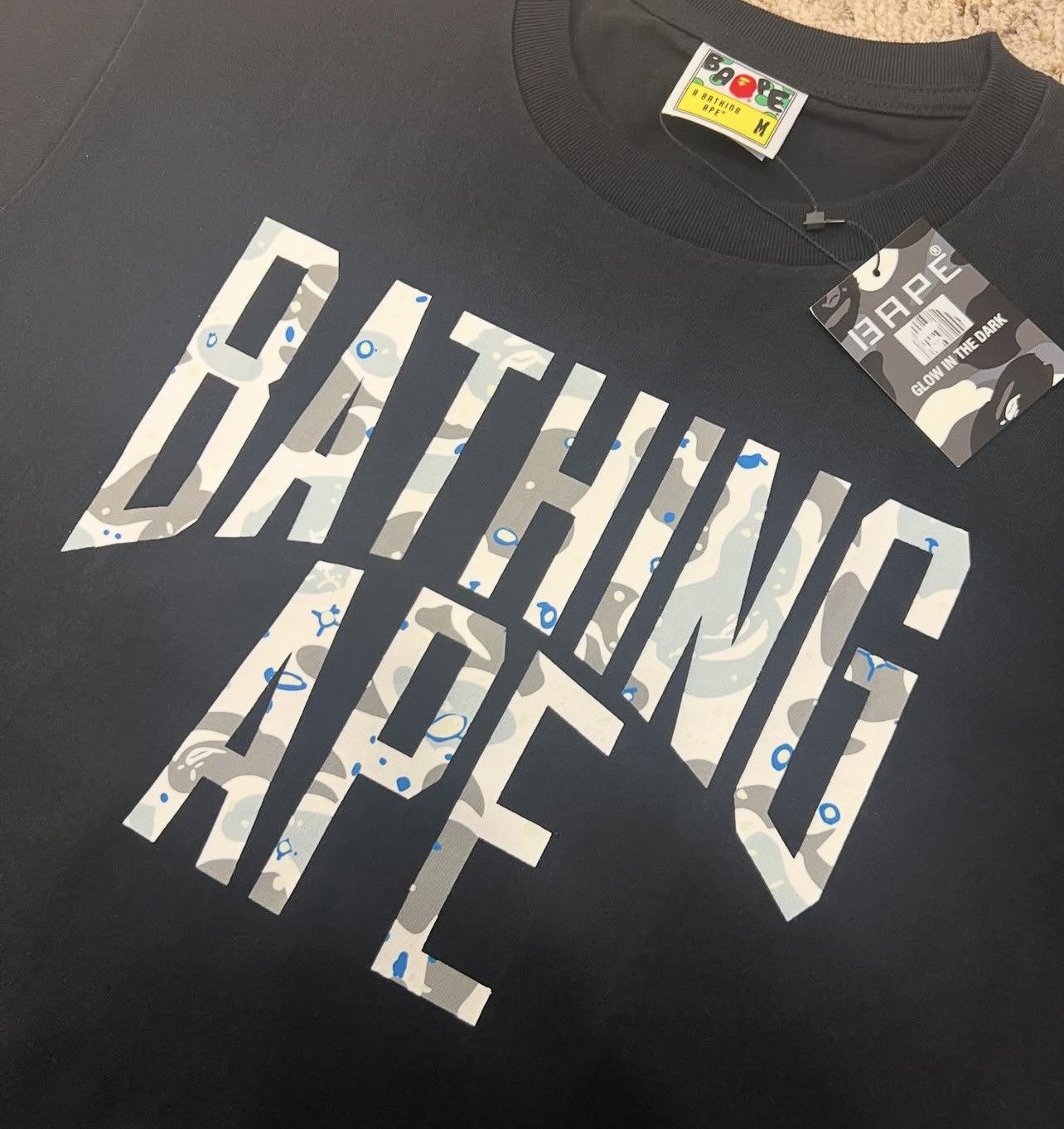 Bape Bape Space Camo NYC Logo Tee Size US M / EU 48-50 / 2 - 2 Thumbnail