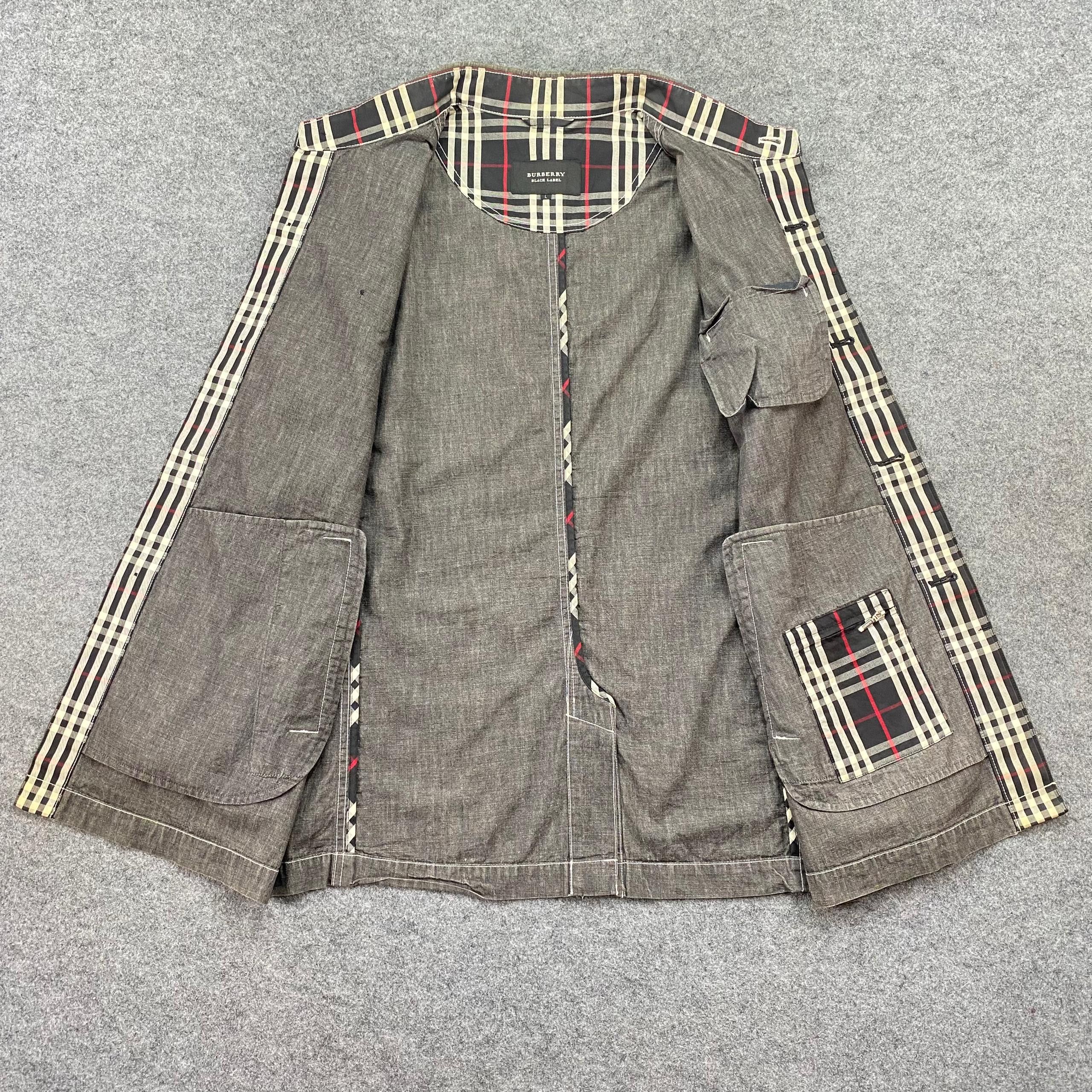 Burberry Vintage Burberry Black Label Jacket Size US L / EU 52-54 / 3 - 3 Thumbnail