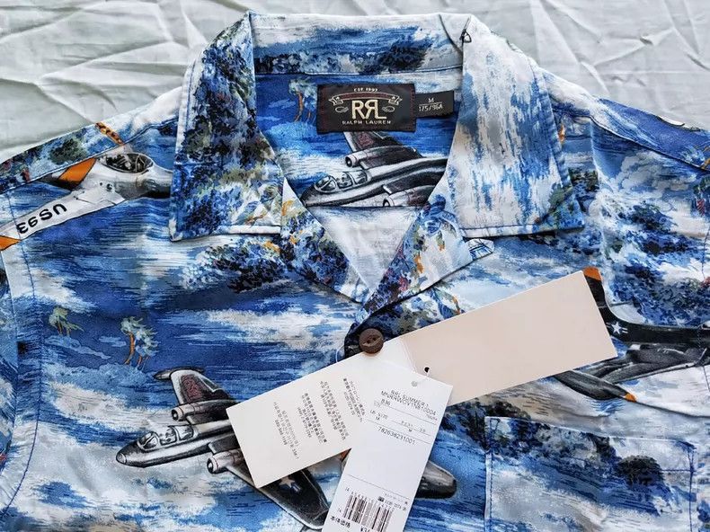 RRL Ralph Lauren RRL Hawaiian Print Short Sleeve Shirt-2508 Size US M / EU 48-50 / 2 - 4 Thumbnail