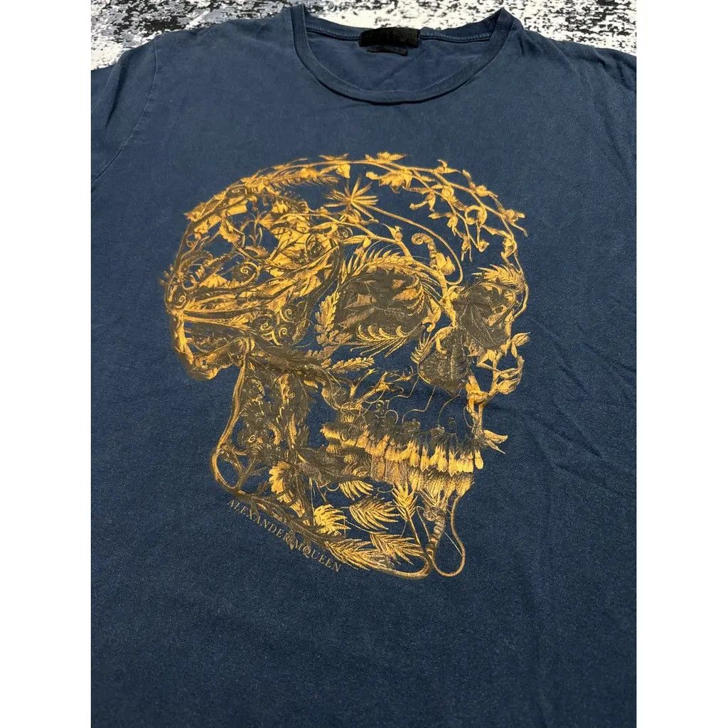Alexander McQueen Alexander McQueen Tshirt Navy Size L Size US L / EU 52-54 / 3 - 3 Thumbnail