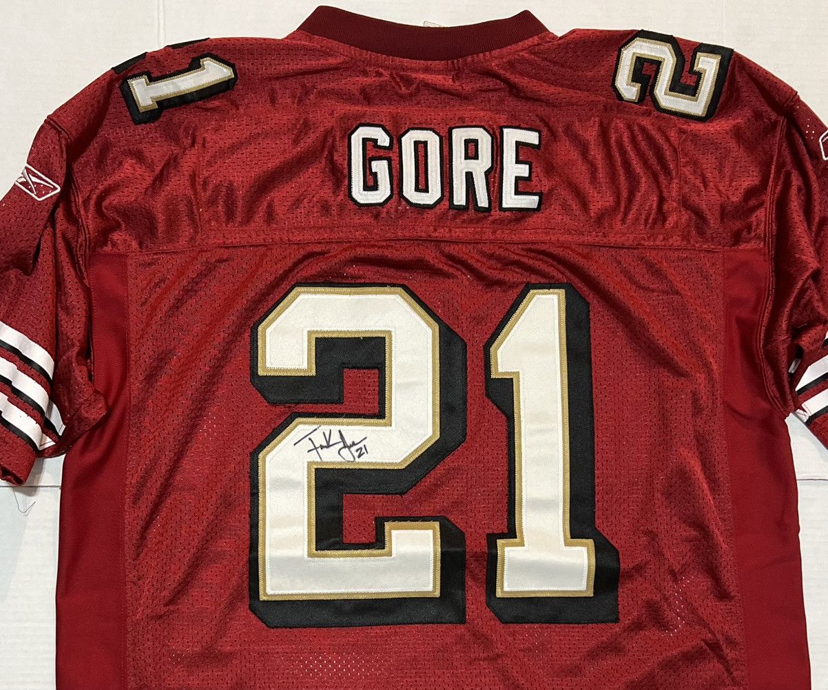 Reebok Vintage San Francisco 49ers Frank Gore Reebok Jersey Signed Size US XXL / EU 58 / 5 - 3 Thumbnail