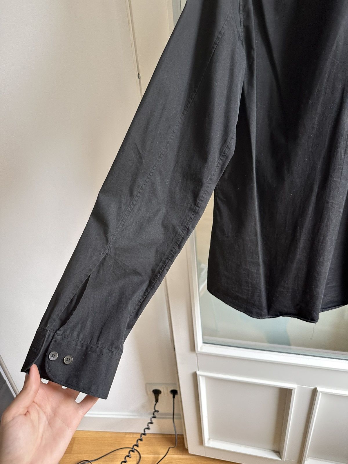 Helmut Lang Helmut Lang Shirt Black Size US L / EU 52-54 / 3 - 4 Thumbnail