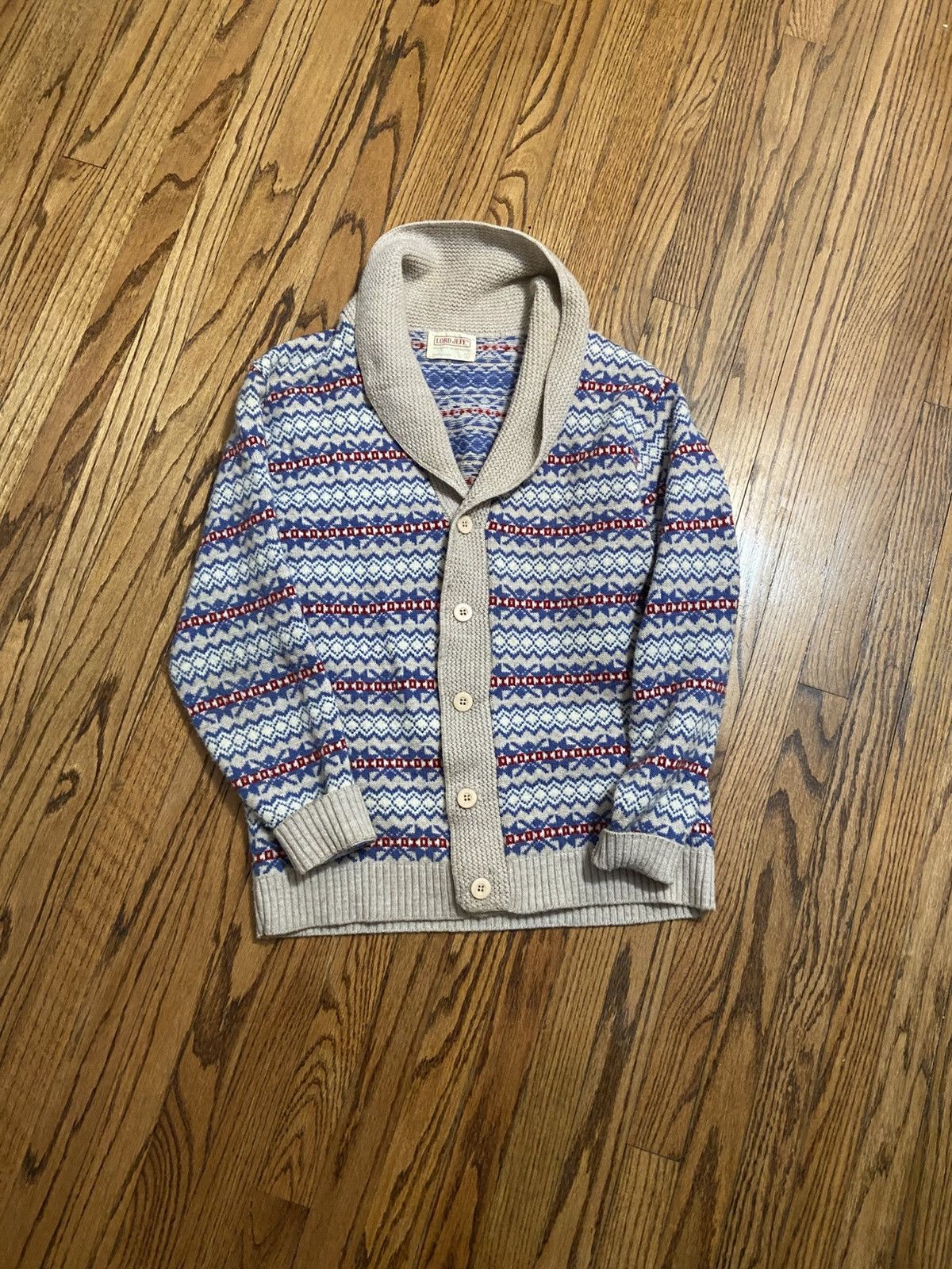 Vintage Vintage lord Jeff cardigan Size US L / EU 52-54 / 3 - 1 Thumbnail