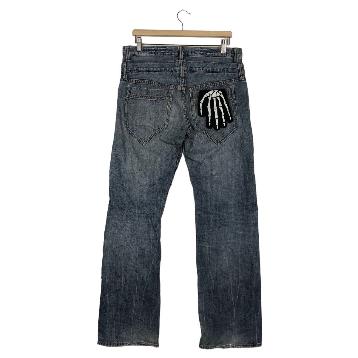 Japanese Brand Rare Distressed Denim Jeans Punk Design Inspire IsseyMiyake Size US 34 / EU 50 - 8 Thumbnail