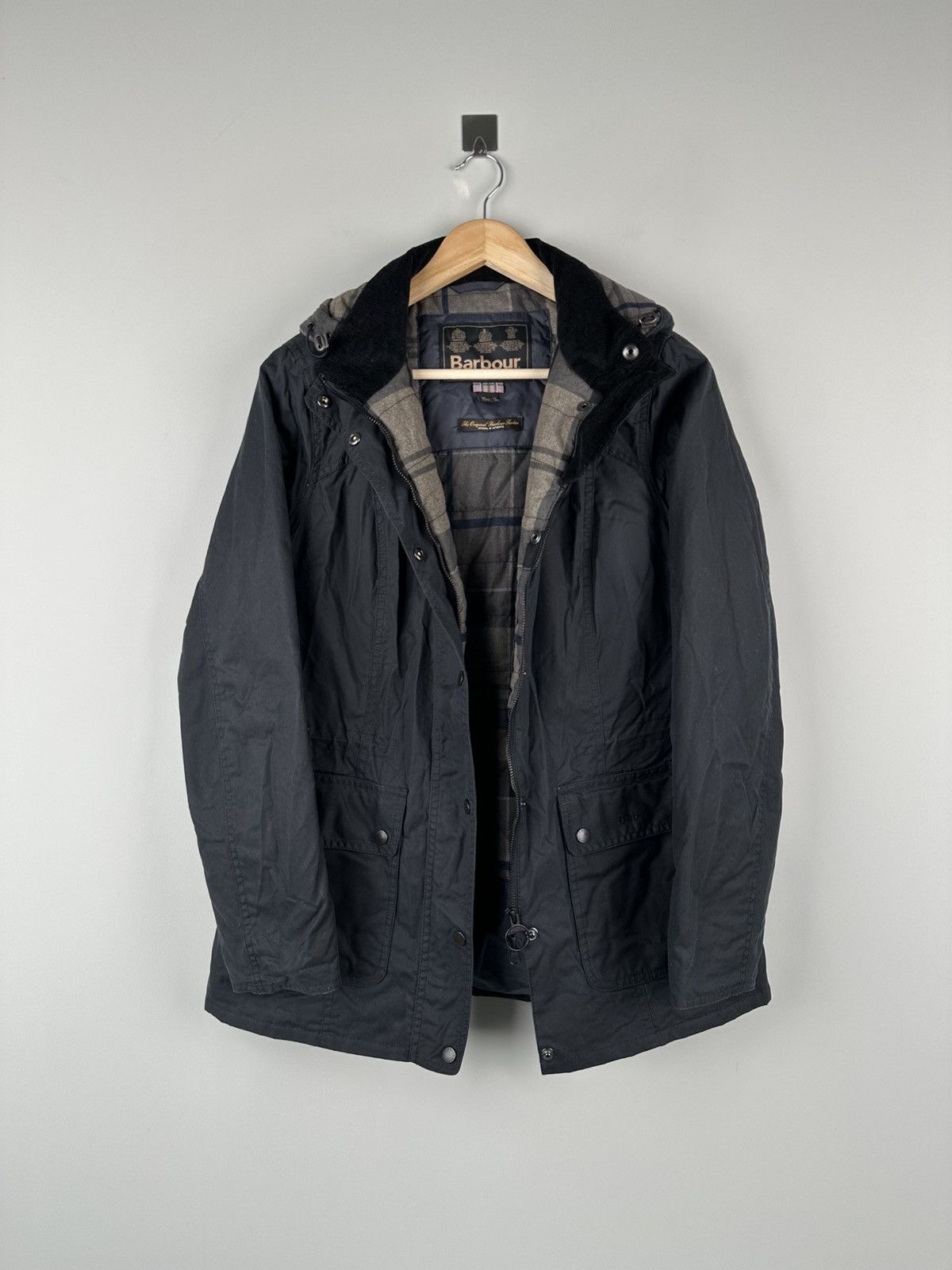 Barbour Barbour Orkney Waxed Jacket Hooded Womens Size L / US 10 / IT 46 - 3 Thumbnail