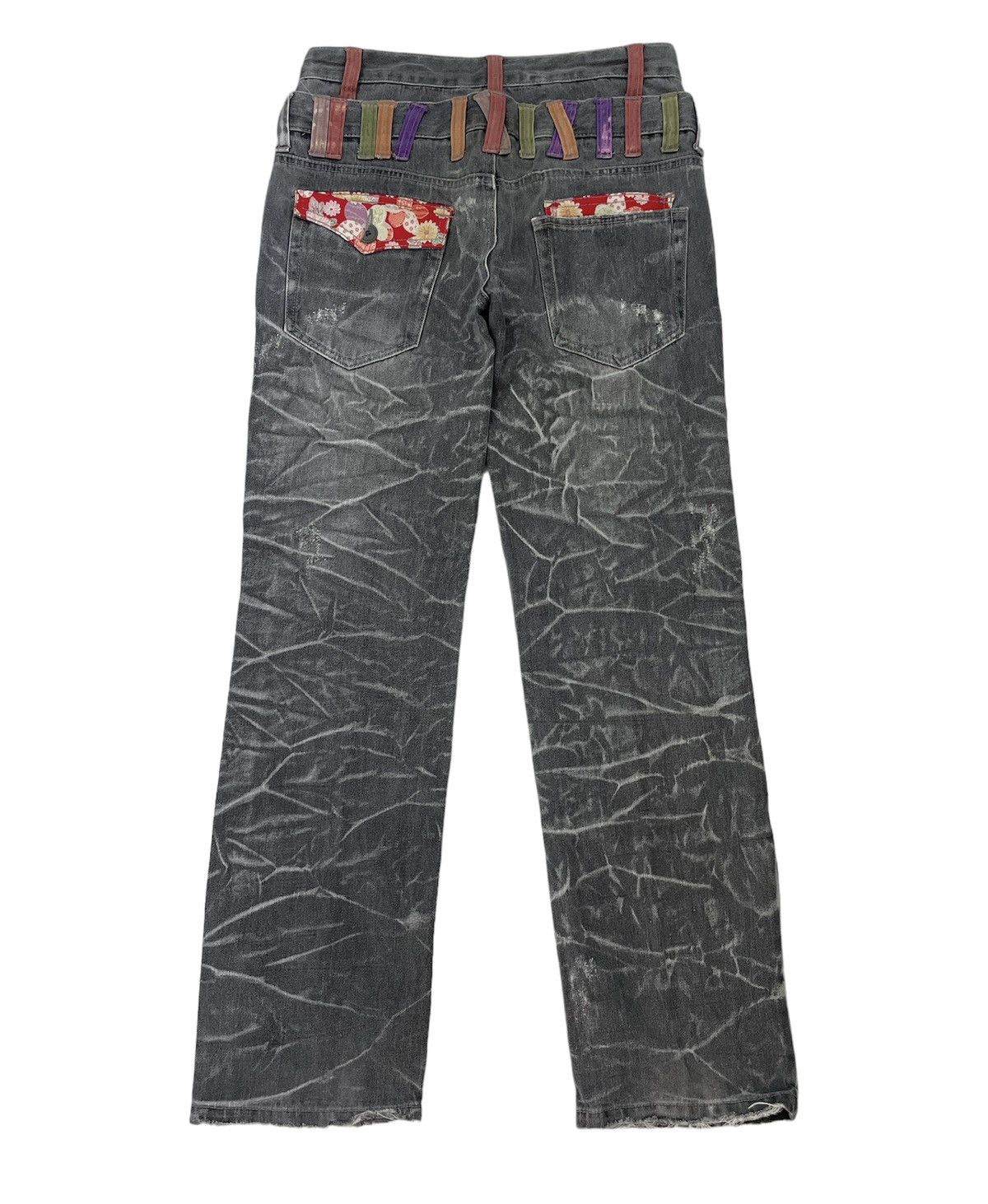 Japanese Brand Vintage Nylaus Double Waist Jeans Size US 31 - 2 Thumbnail