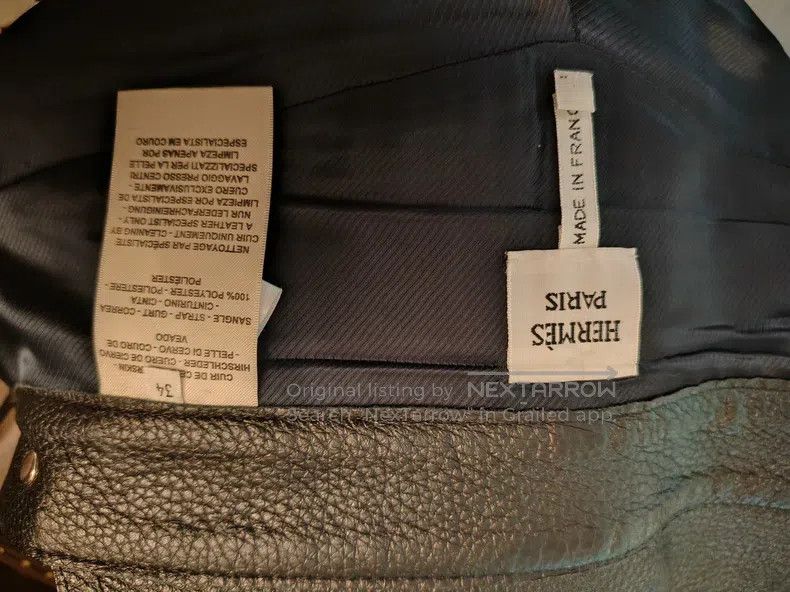 Hermes Hermes Black Leather Shorts with Suspender Size 42" / US 20 - 6 Thumbnail