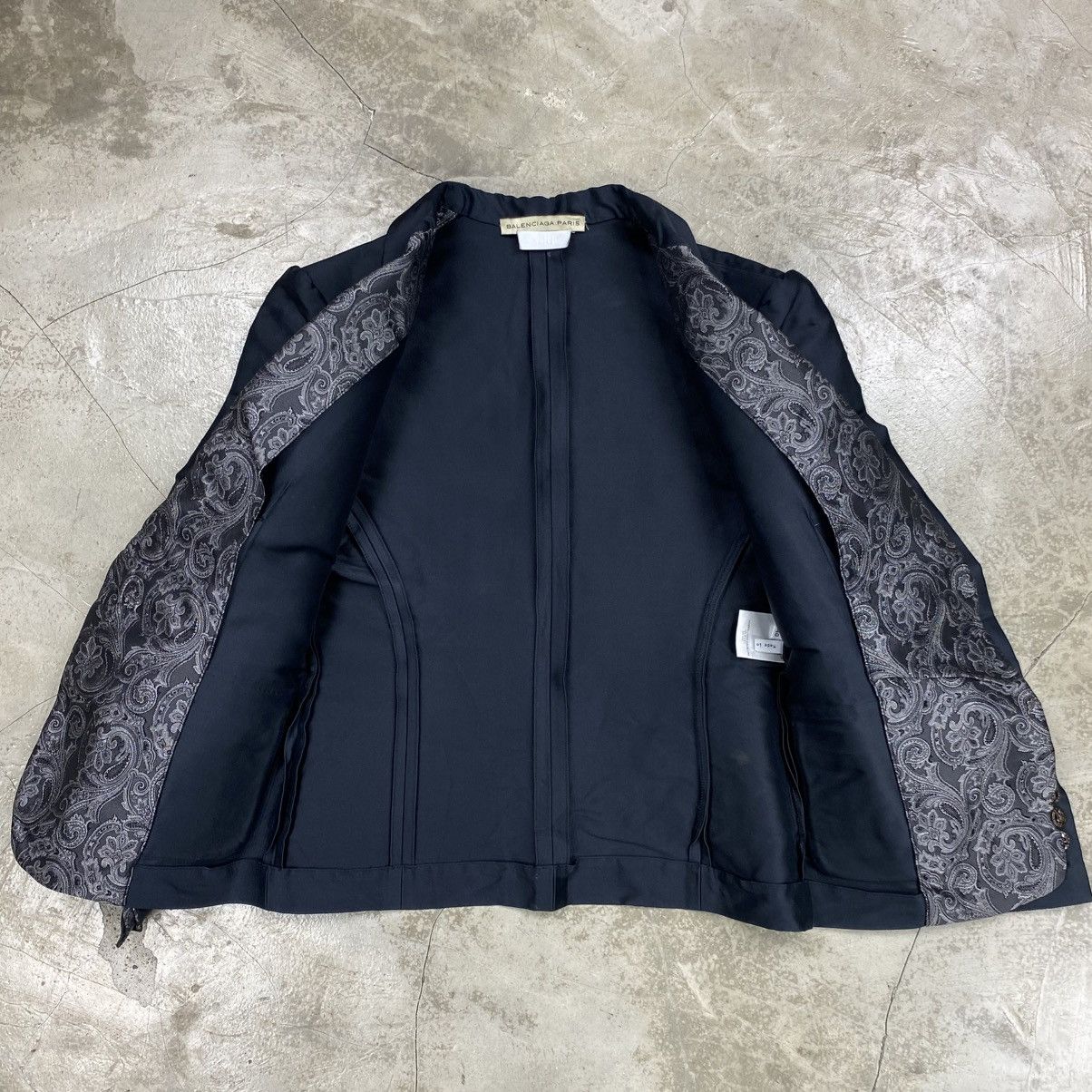 Balenciaga Paisley Lapel Blazer Size S / US 4 / IT 40 - 6 Thumbnail