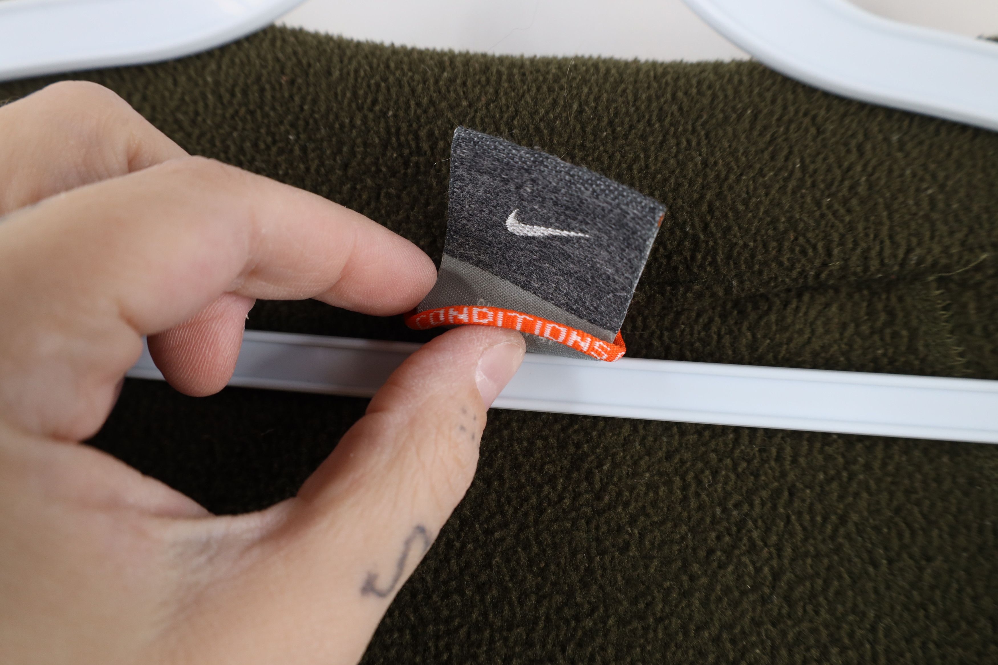Nike × Vintage Vintage Nike ACG Scott Mini Swoosh Full Zip Fleece Jacket Size US L / EU 52-54 / 3 - 11 Thumbnail