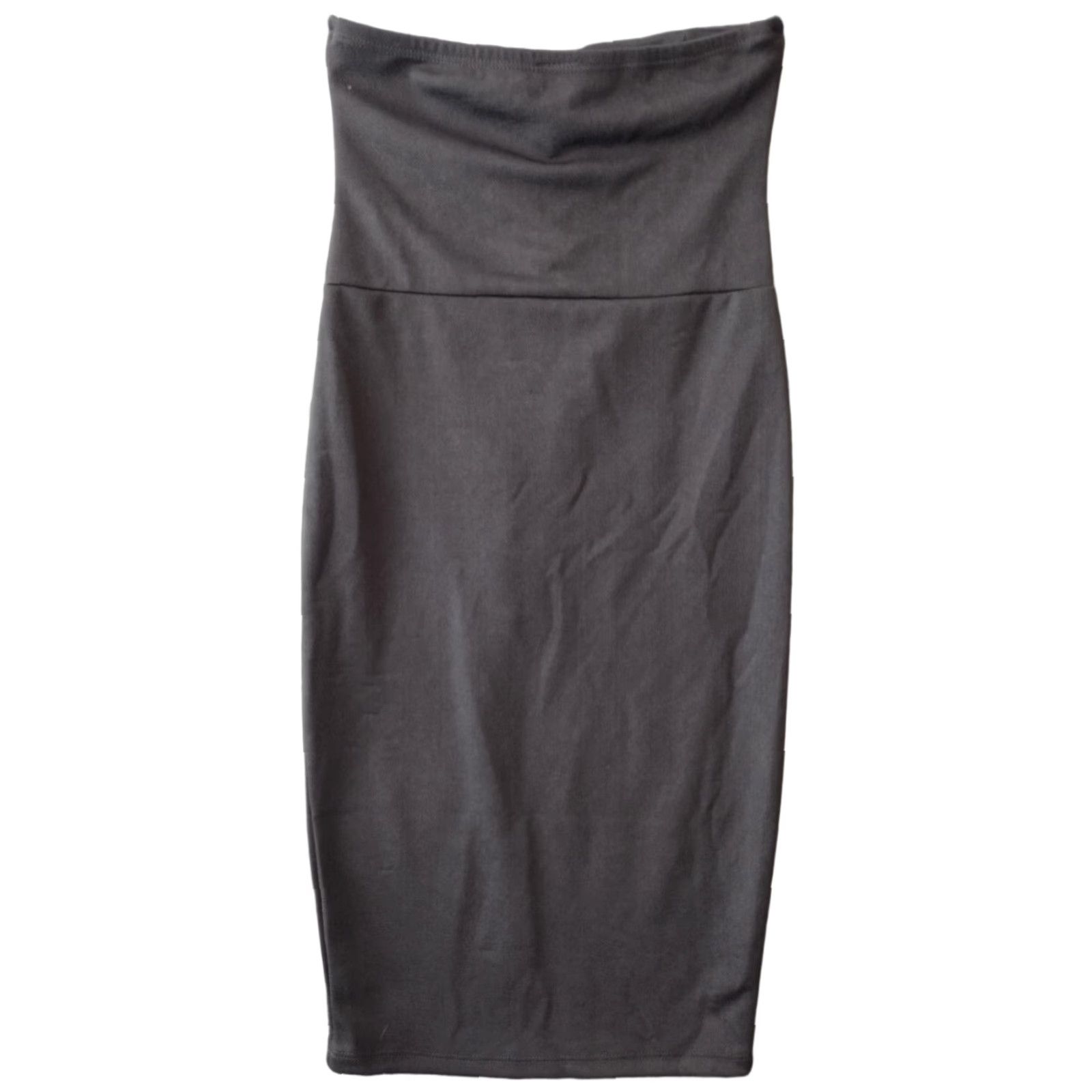 Vintage Codigo Grommet Eyelet Lace Up Tube Bodycon Dress Black Sleeveless Size S Size S / US 4 / IT 40 - 1 Thumbnail