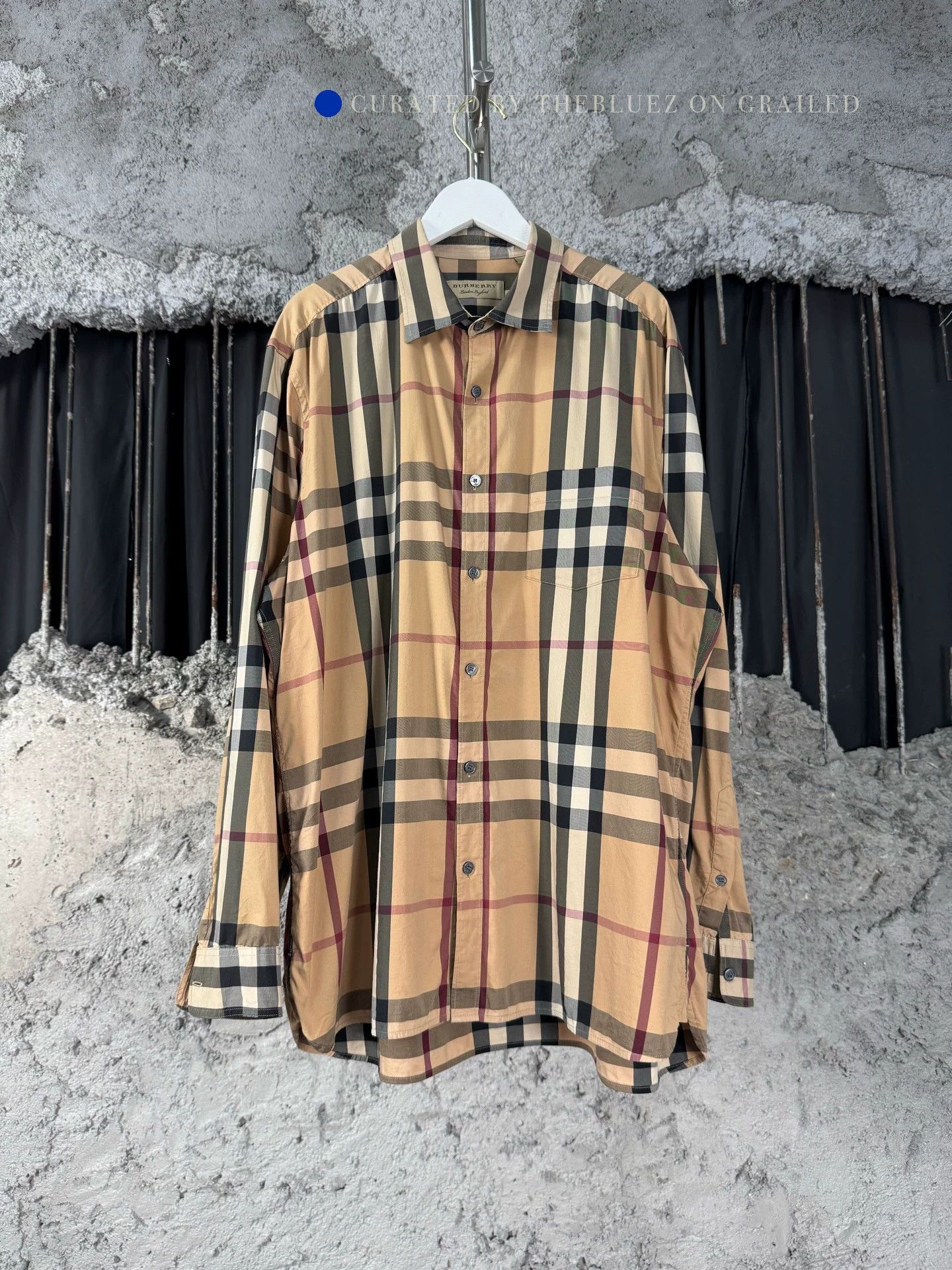 Burberry Stylish Multi Check Button-Up Shirt Size US XL / EU 56 / 4 - 1 Thumbnail