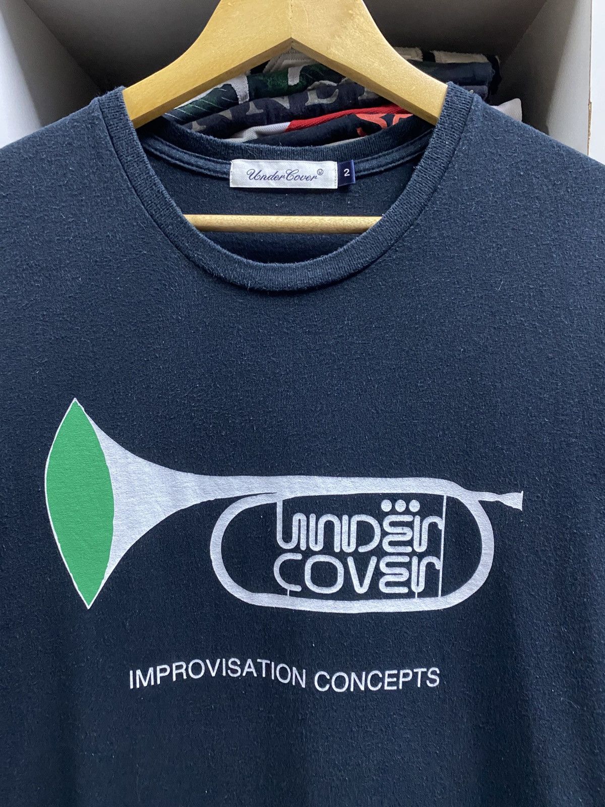 Undercover 2000s Undercover “Improvisation Concepts” Music T-Shirt Size US M / EU 48-50 / 2 - 3 Thumbnail