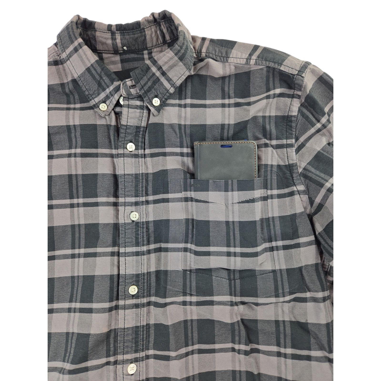 Hurley Hurley | Black & Grey Long Sleeve Button Down | Size Large Size US L / EU 52-54 / 3 - 2 Thumbnail