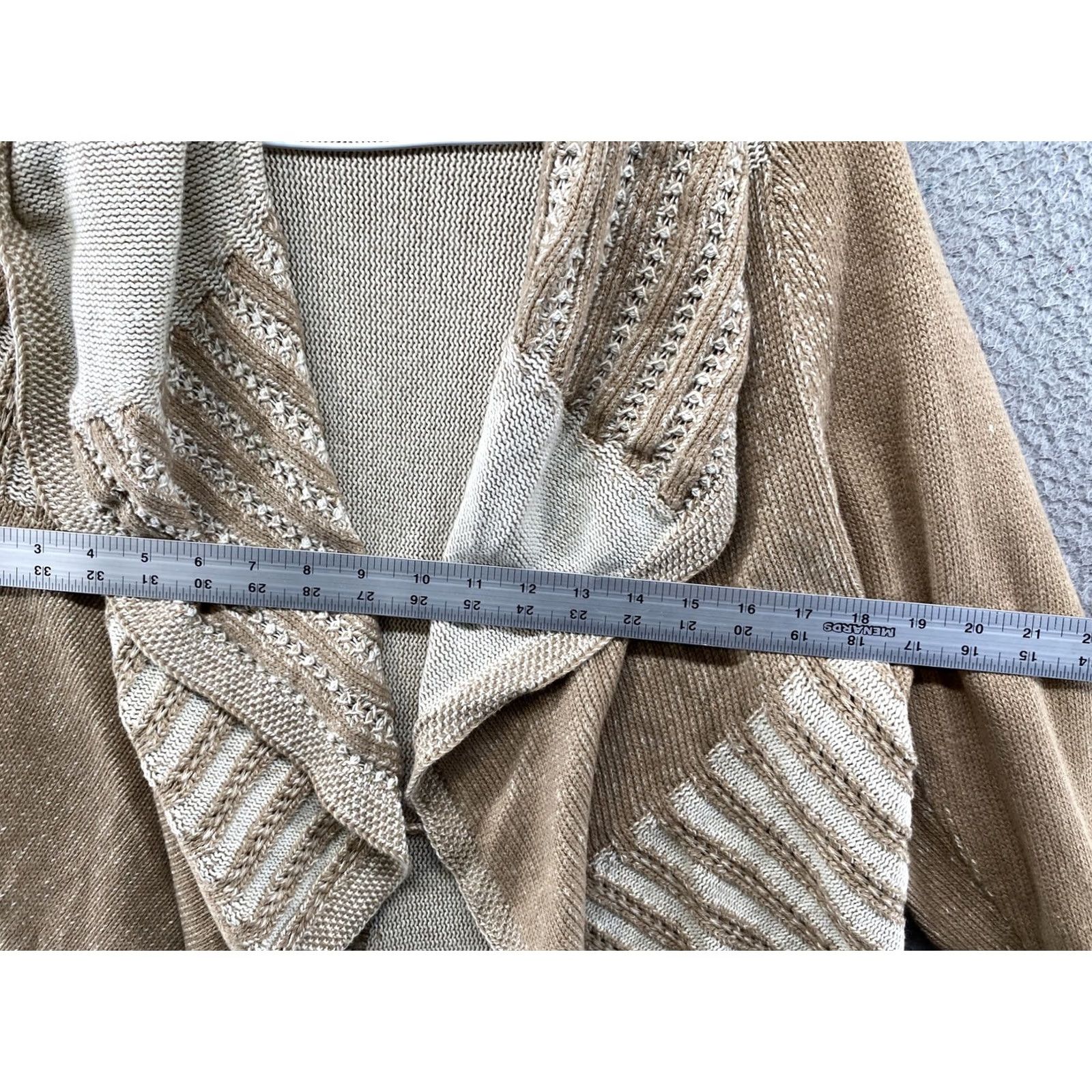 Charter Club Charter Club Cardigan Sweater Open Front Knit Shawl Collar Women Petite Large Multicolor Measurements: See Photos Womens Knit Cardigan Size L / US 10 / IT 46 - 5 Thumbnail