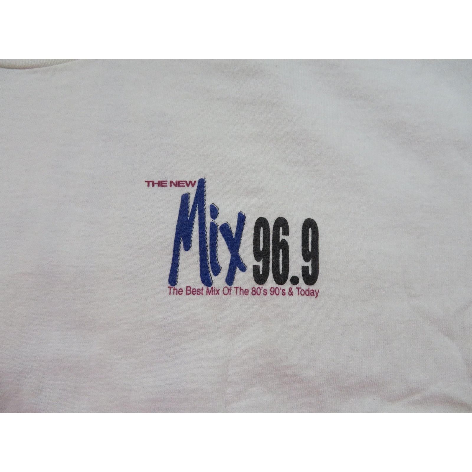 Other Mix Radio 96.9 T-Shirt White Double-Sided Sz L Size US L / EU 52-54 / 3 - 3 Thumbnail