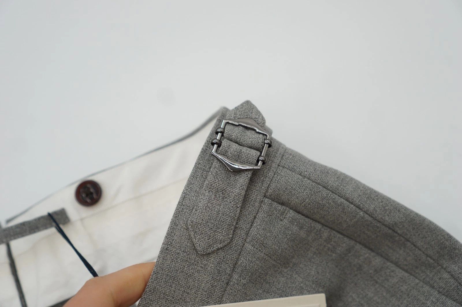 Suitsupply Men Suitsupply Pants Brentwood Grey Wool Size UK/US36 Size 36R - 4 Thumbnail