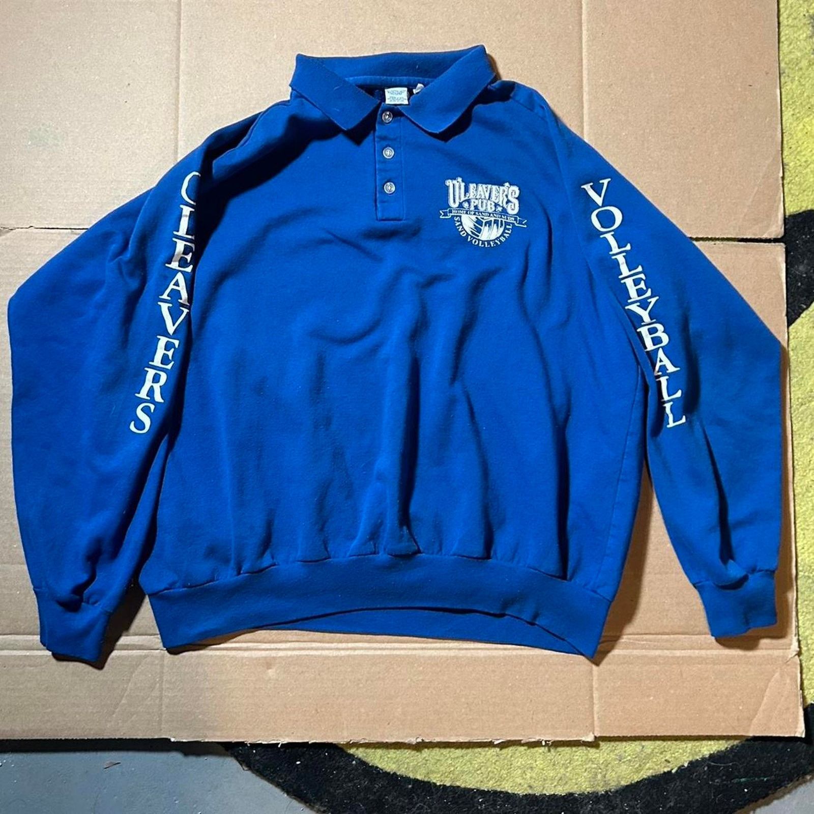 Hanes 90s oleavers bar and volleyball polo rugby Size US XXL / EU 58 / 5 - 2 Thumbnail
