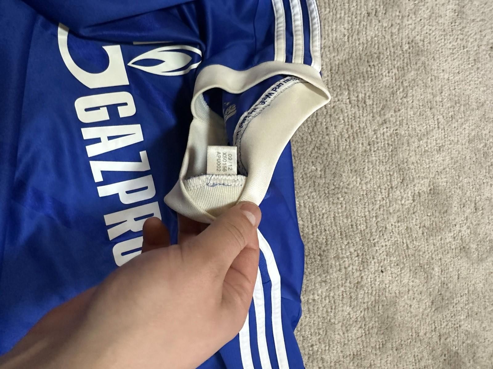Adidas FC Schalke 04 Home 2012-2013 Football Shirt Soccer Jersey Size US L / EU 52-54 / 3 - 6 Thumbnail
