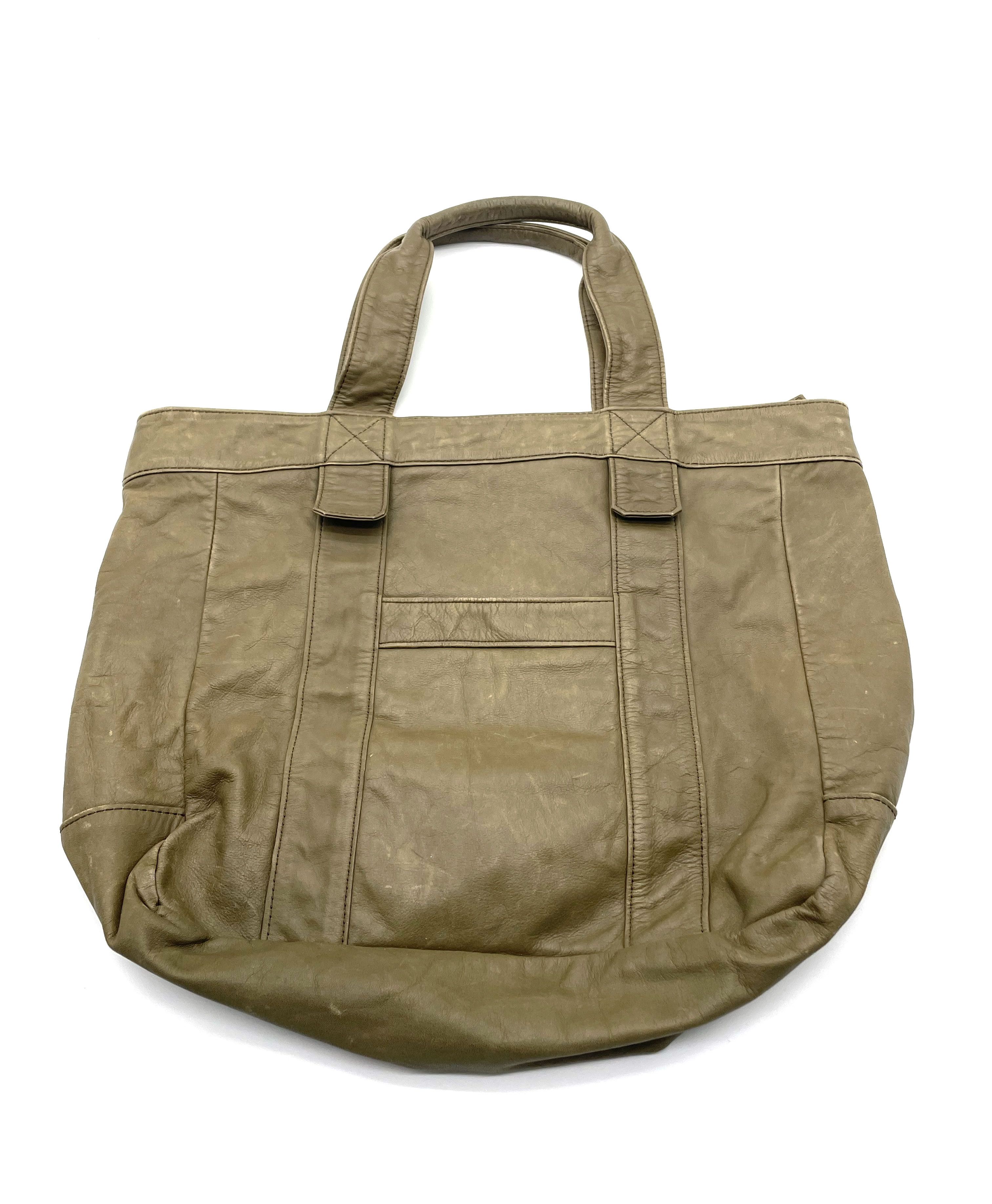 Yohji Yamamoto Leather Tote Bag Size ONE SIZE - 2 Thumbnail